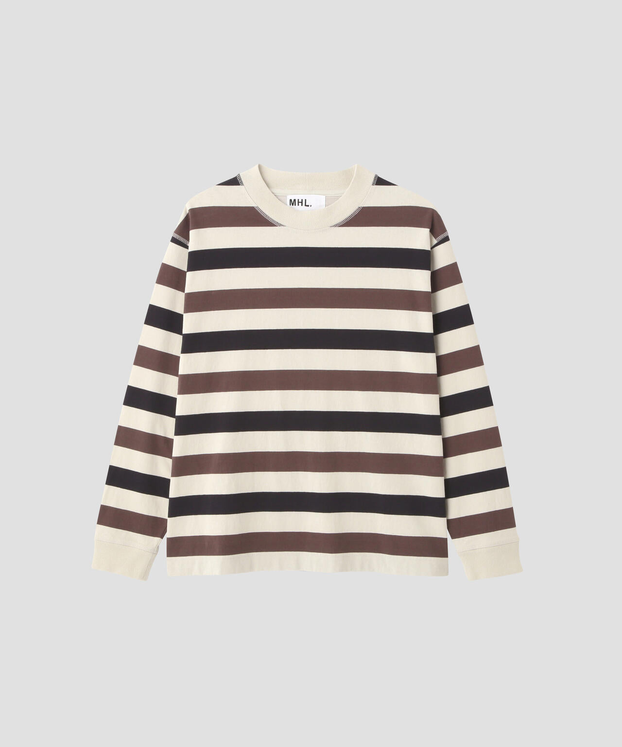 THREE COLOUR BLOCK STRIPE TOP