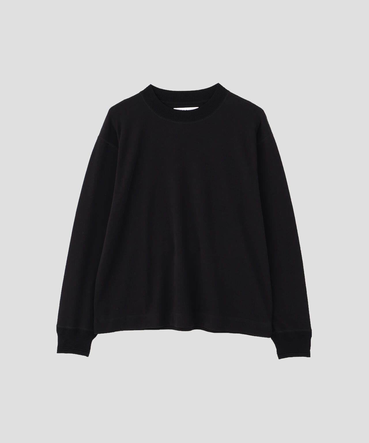 FINE COTTON RIB JERSEY TOP