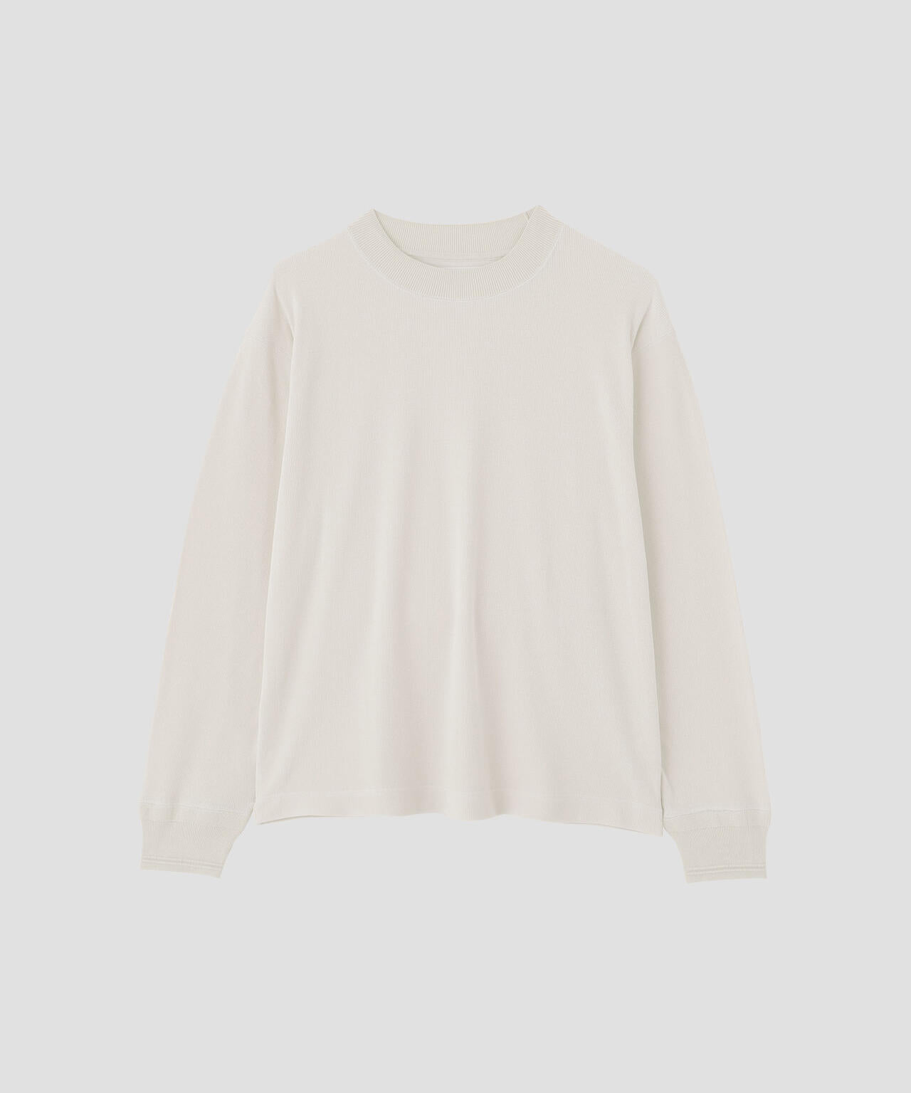 FINE COTTON RIB JERSEY TOP