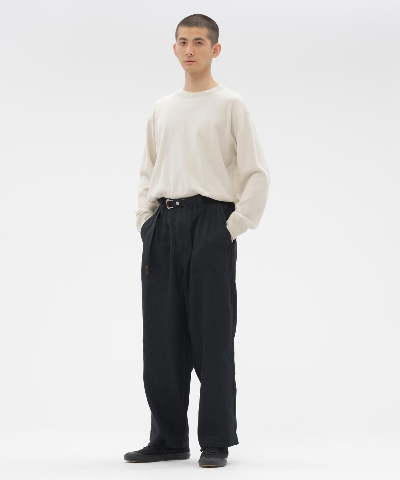 FINE COTTON RIB JERSEY TOP