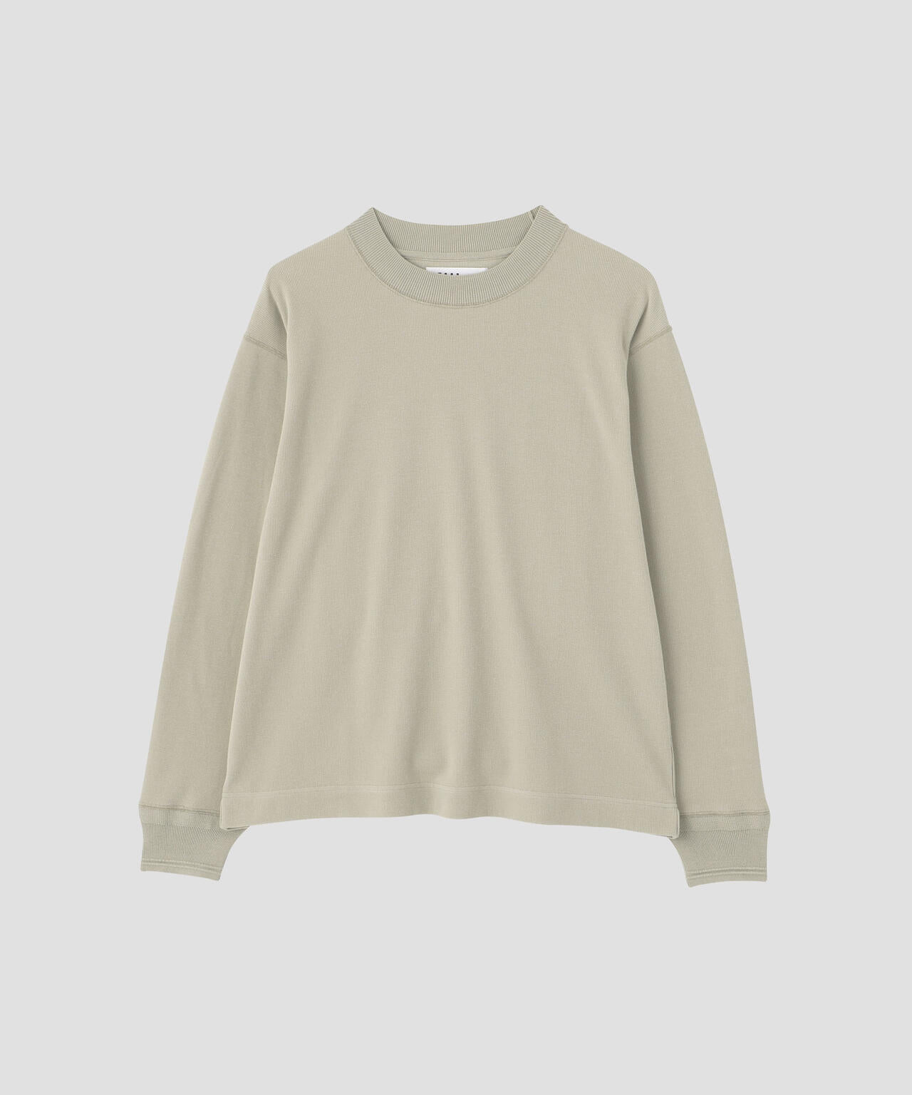 FINE COTTON RIB JERSEY TOP