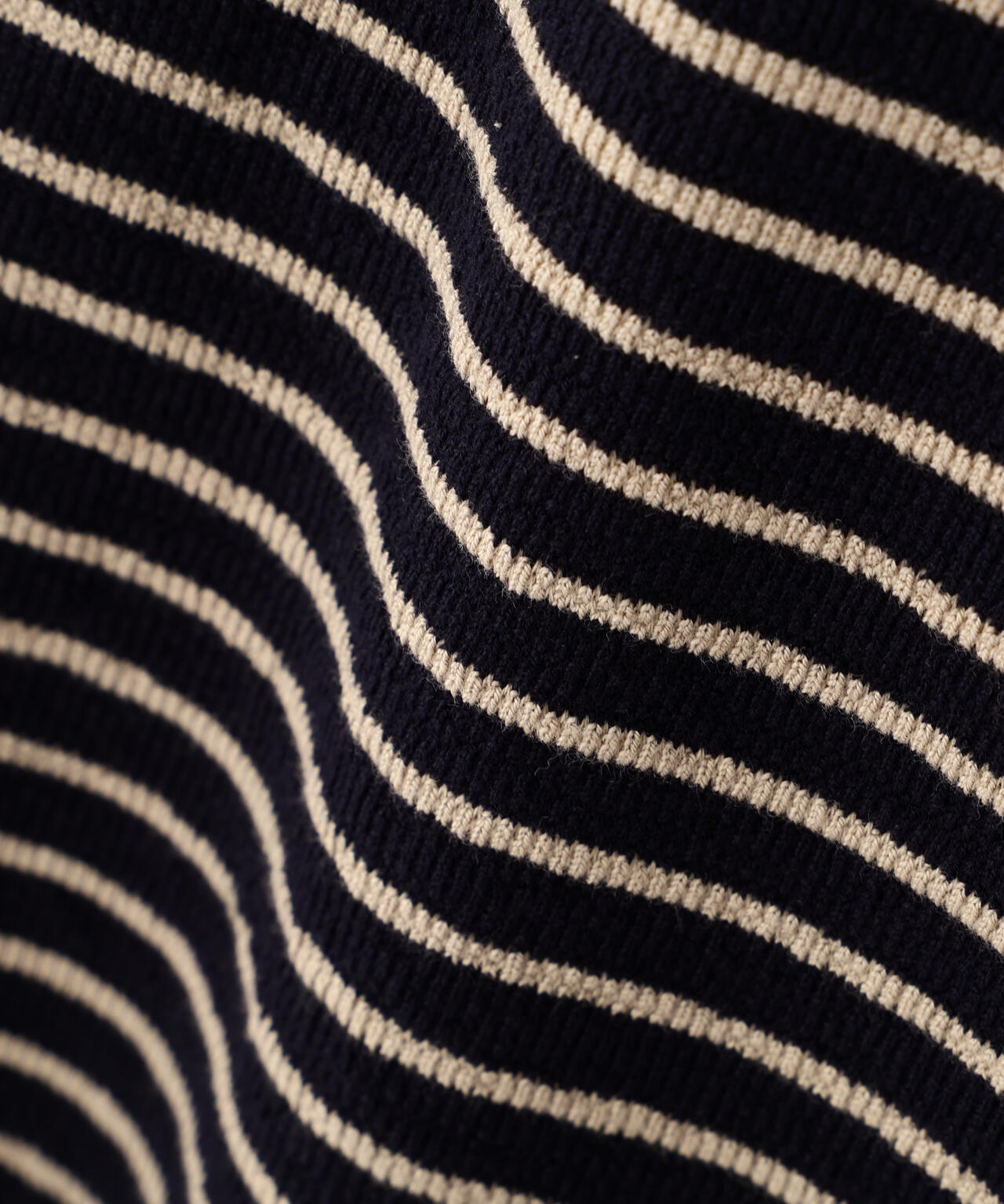 TEXTURED COTTON STRIPE TOP