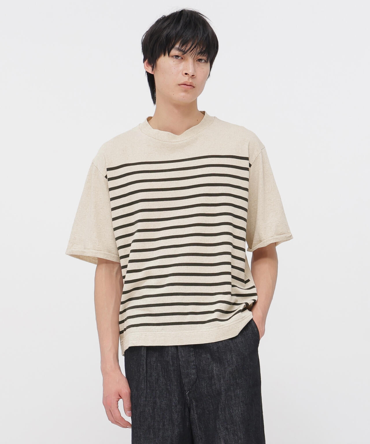 BELGIAN LINEN COTTON JERSEY TOP