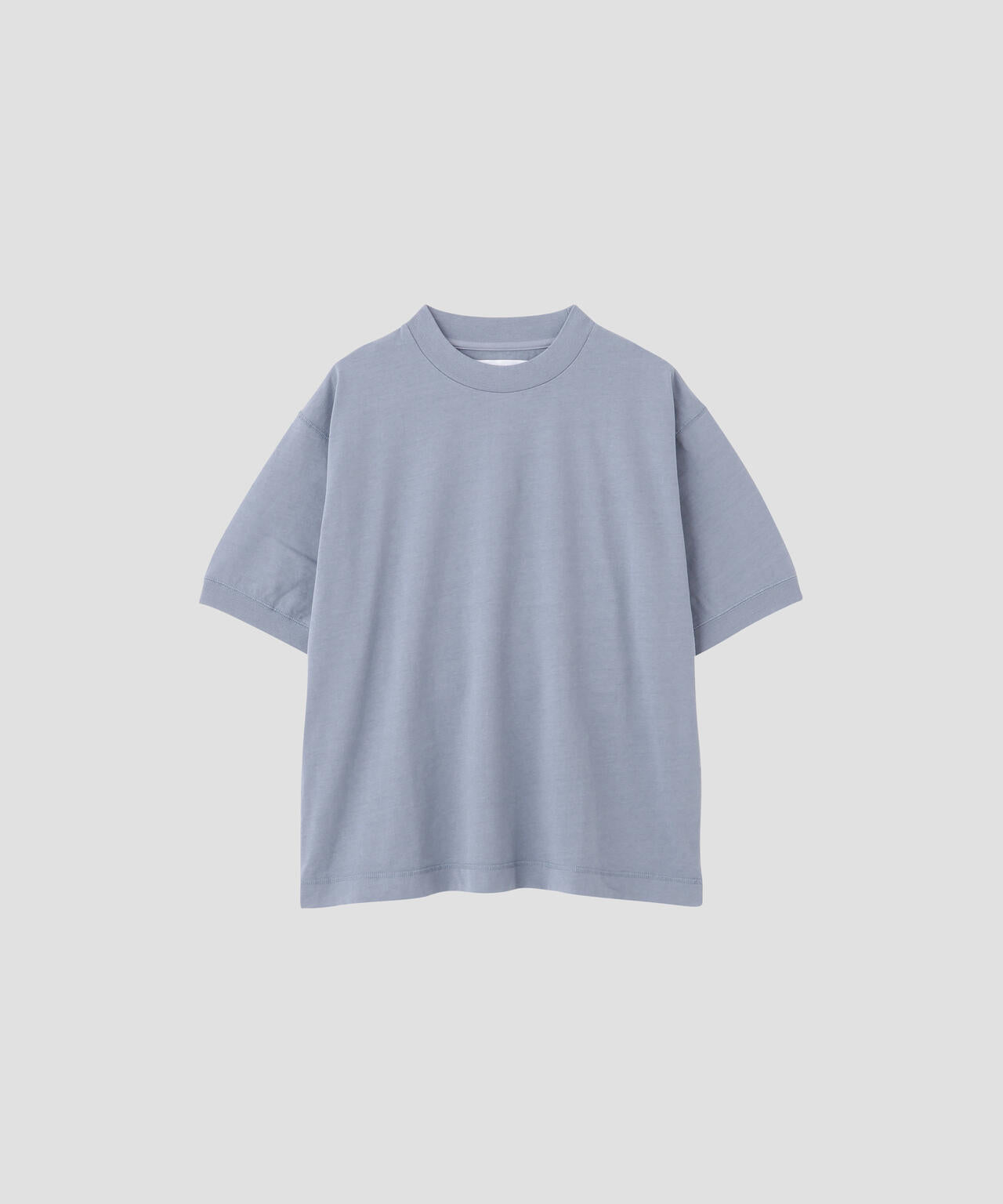 GARMENT DYED TOUGH COTTON LINEN JERSEY TOP