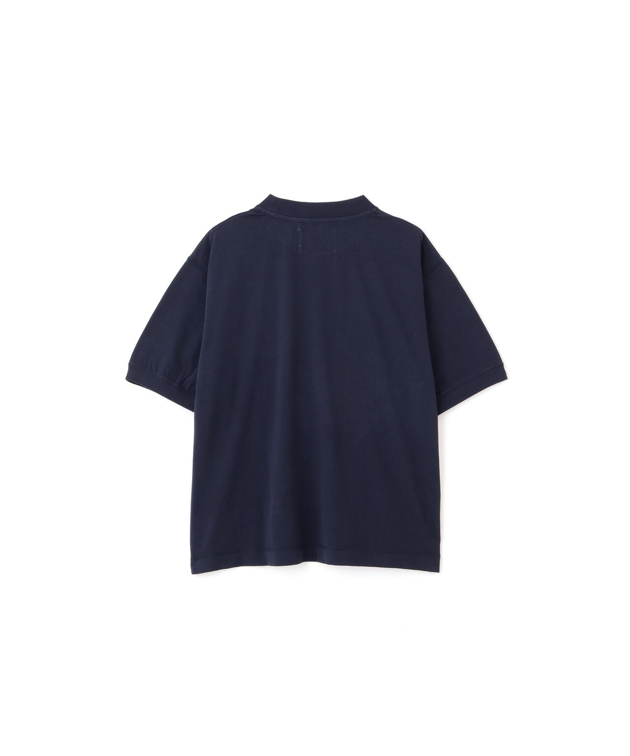 GARMENT DYED TOUGH COTTON LINEN JERSEY TOP