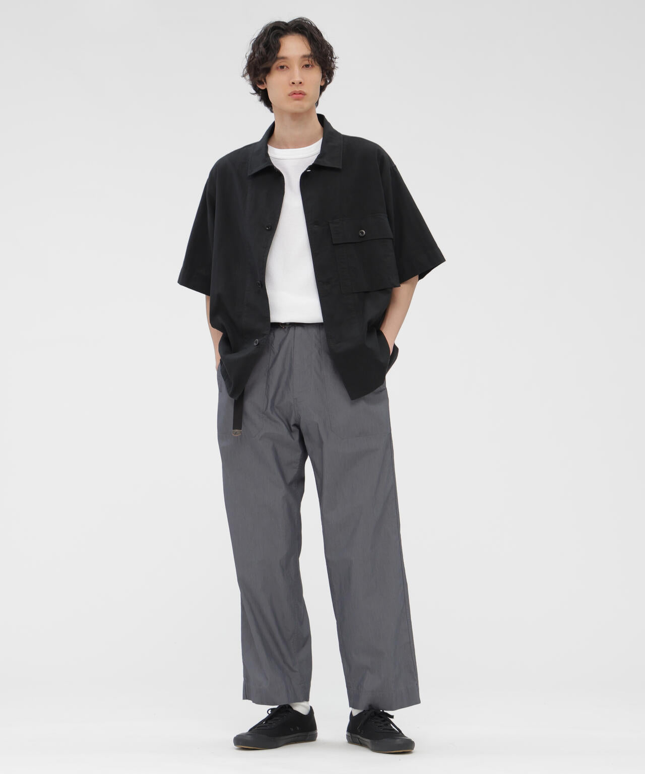 RAW SLUB COTTON JERSEY TOP