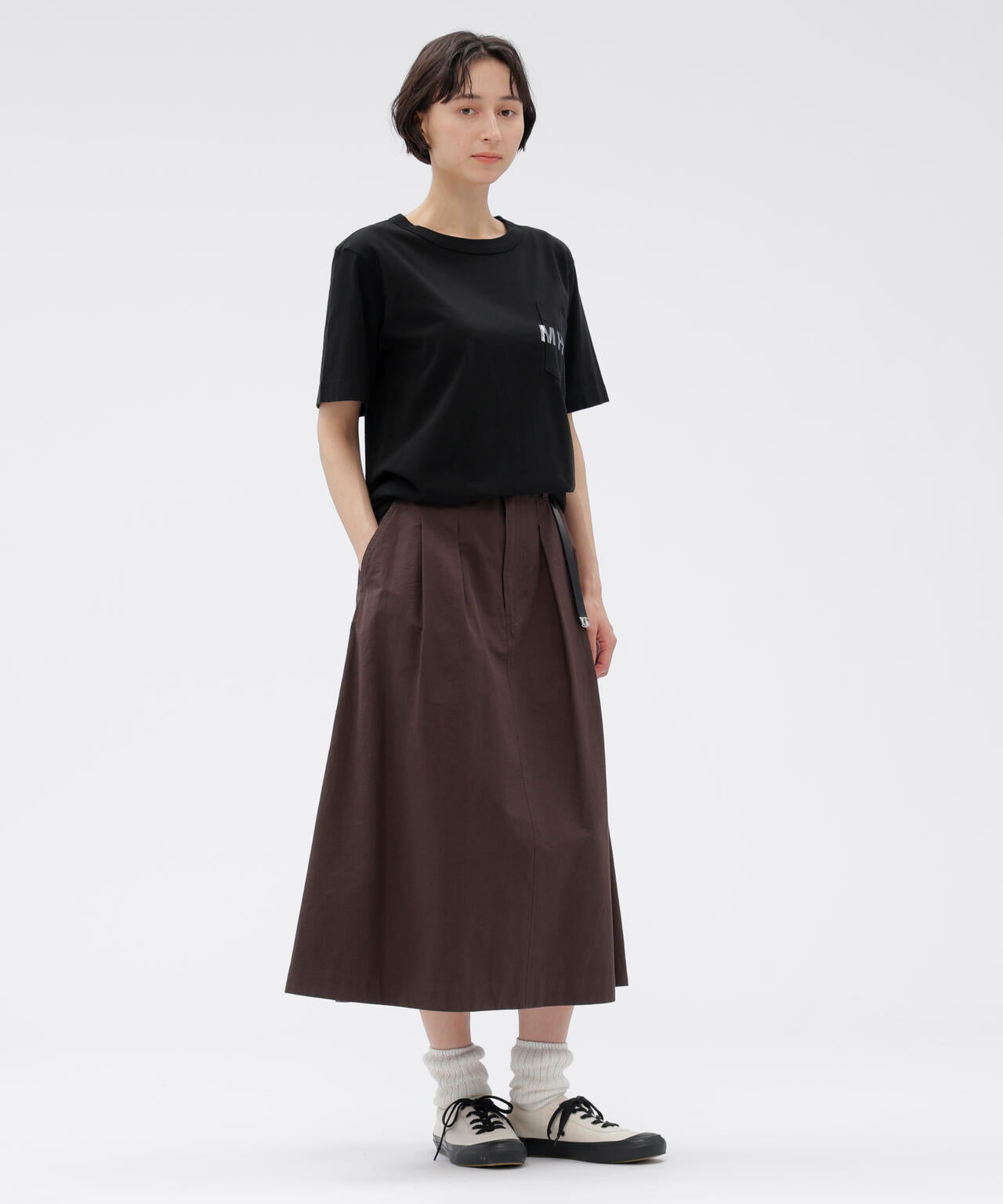 PRINTED COTTON JERSEY TOP