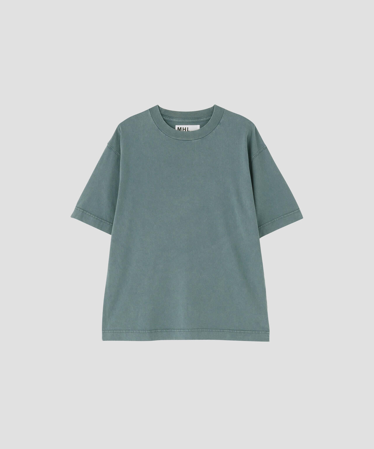 FADED ROUGH COTTON JERSEY TOP