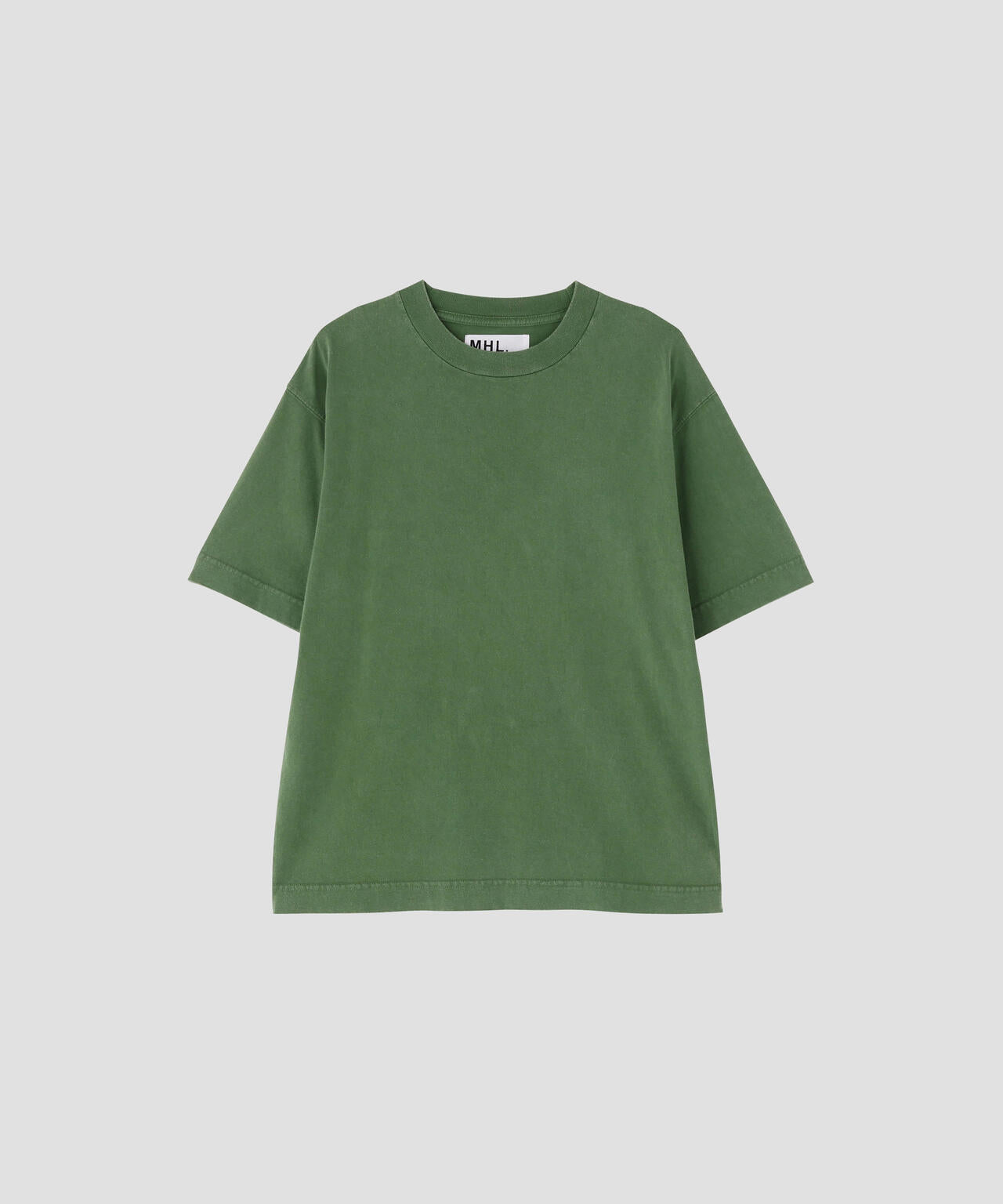 FADED ROUGH COTTON JERSEY TOP