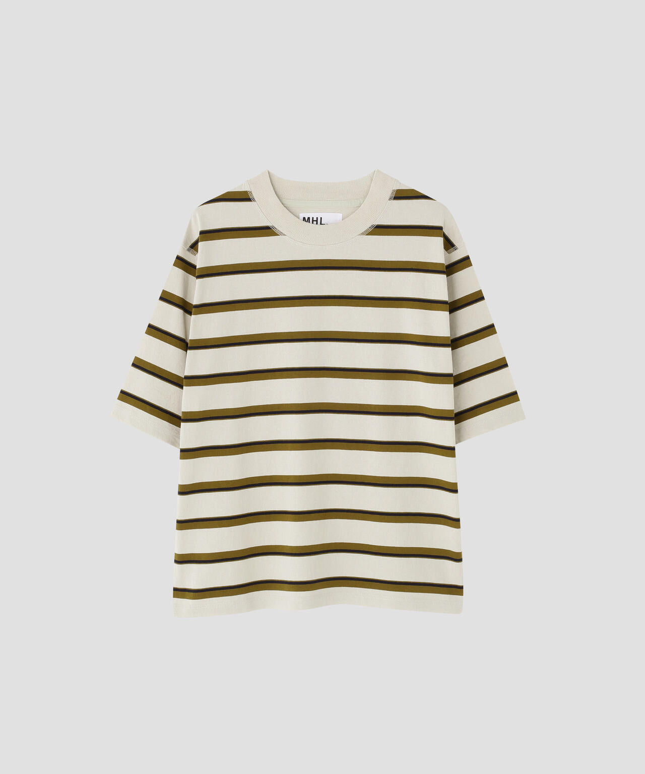 OUTLINE STRIPE JERSEY TOP