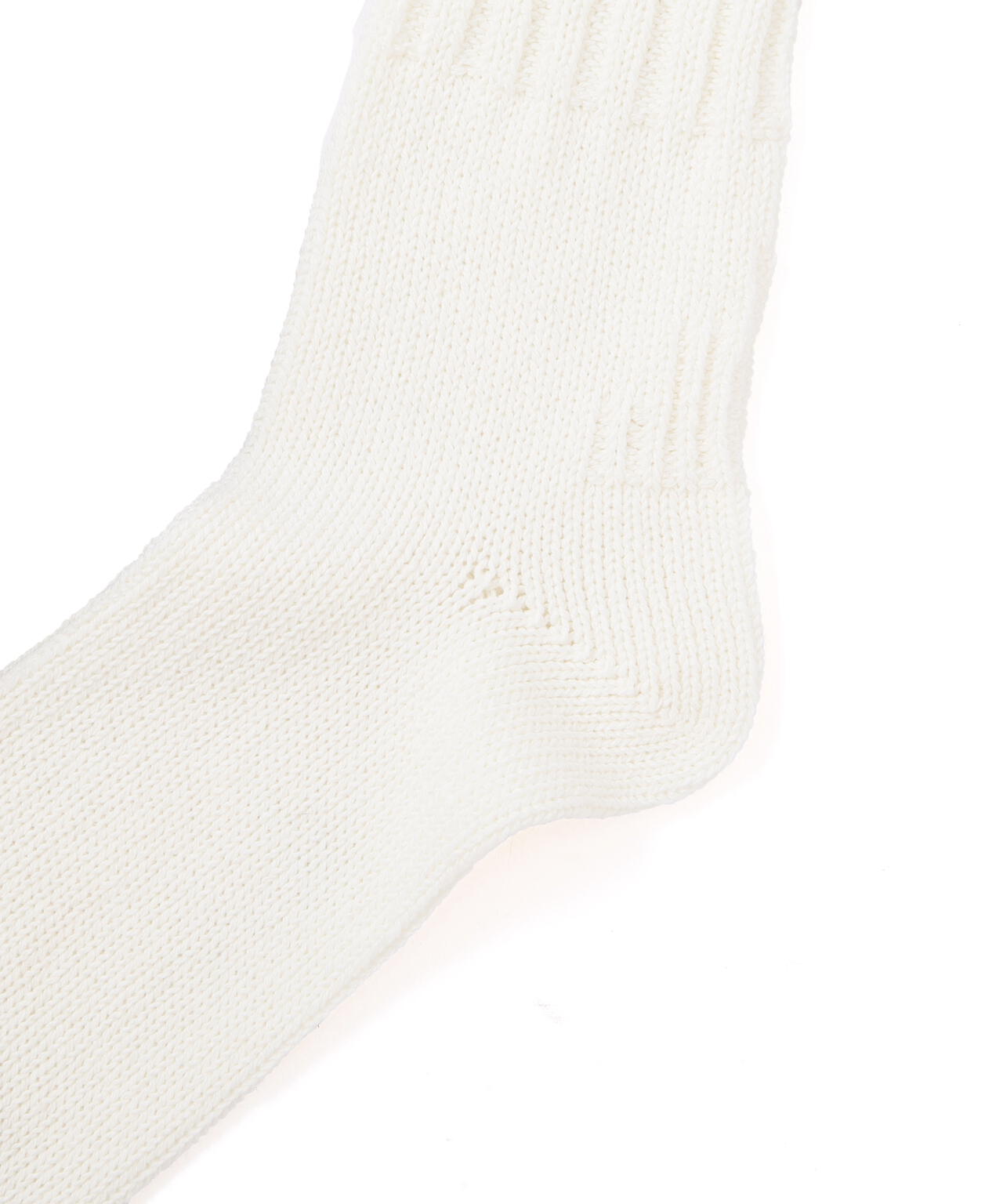 RECYCLED COTTON RIB SOCKS