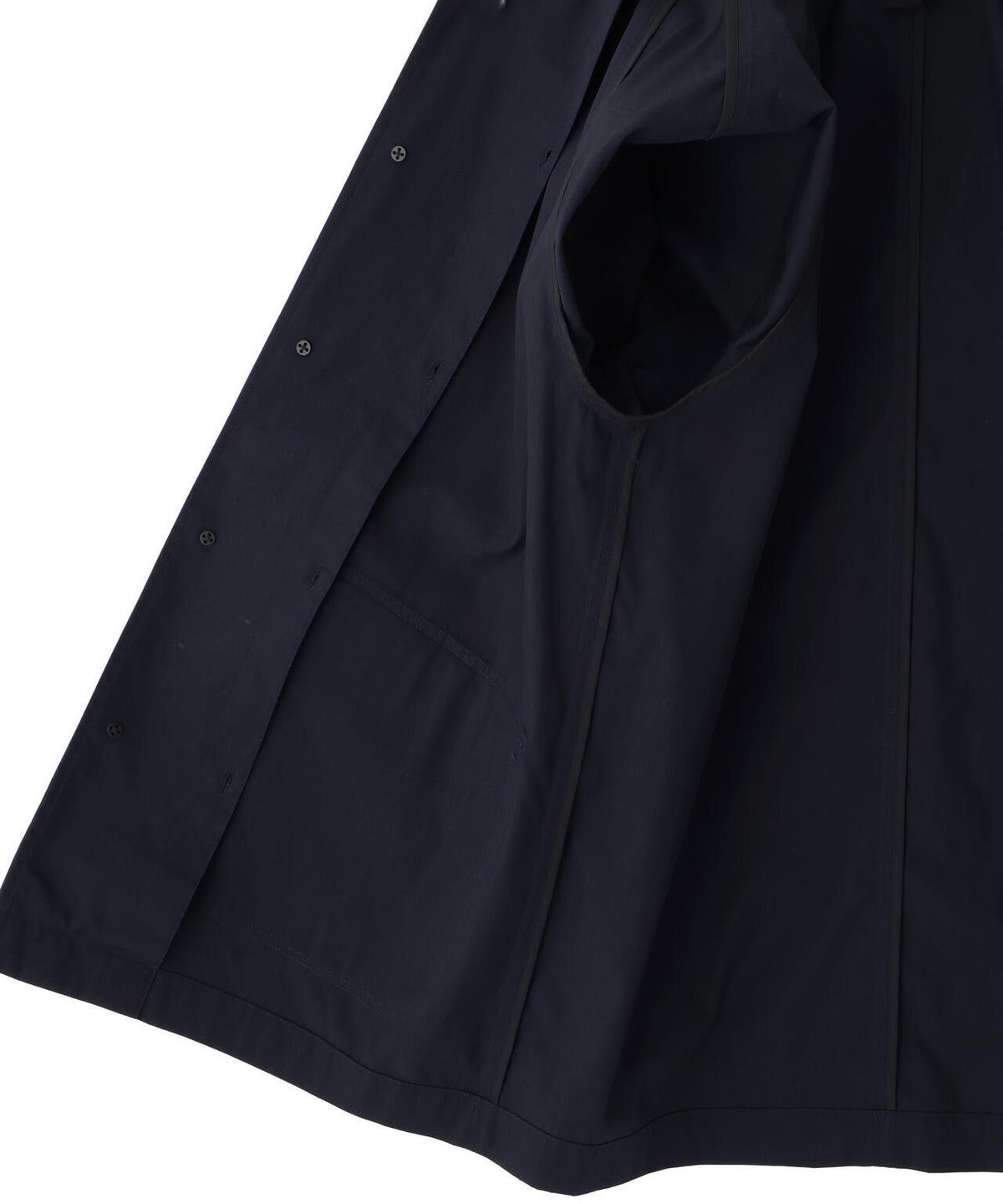 DRY COTTON NYLON OXFORD COAT