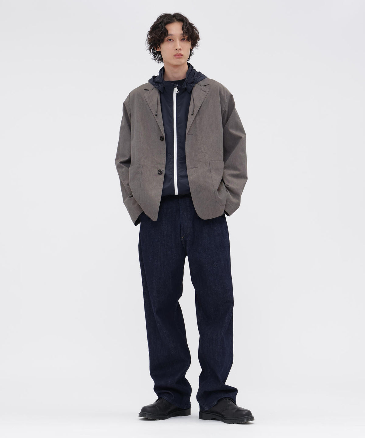 WOOL COTTON TWILL JACKET