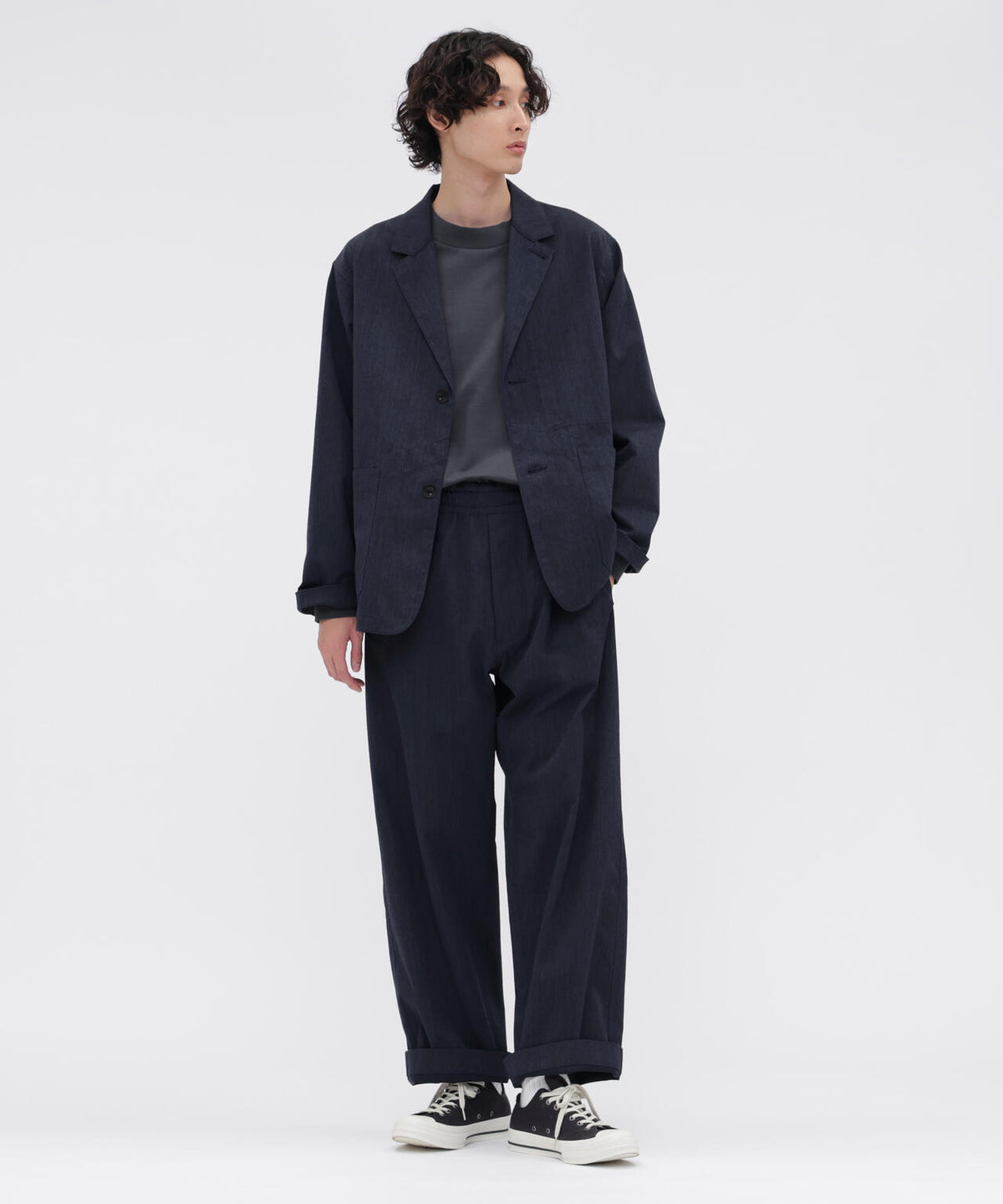 WOOL COTTON TWILL JACKET