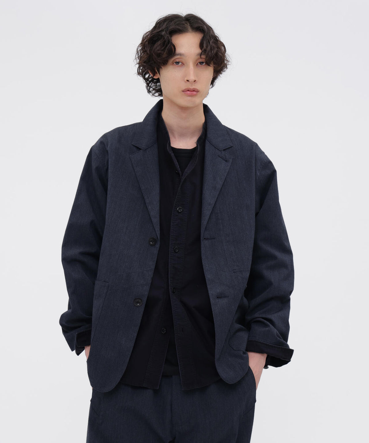 WOOL COTTON TWILL JACKET