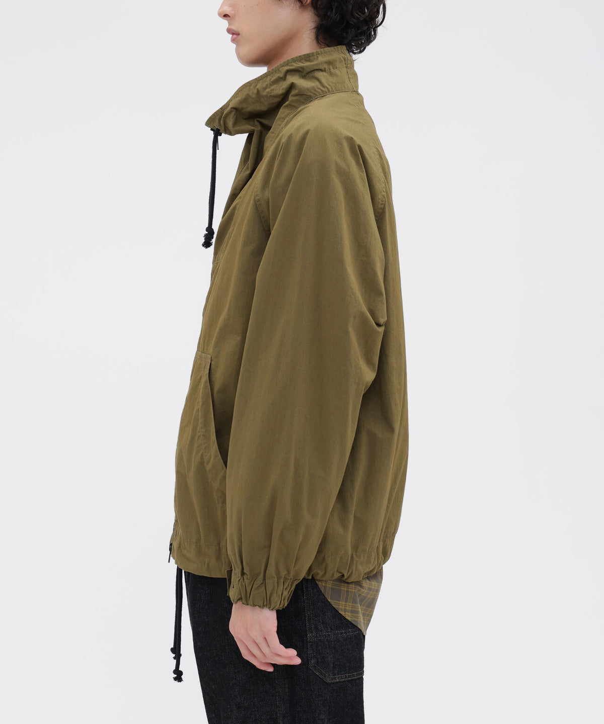 COTTON NYLON PLAINWEAVE BLOUSON