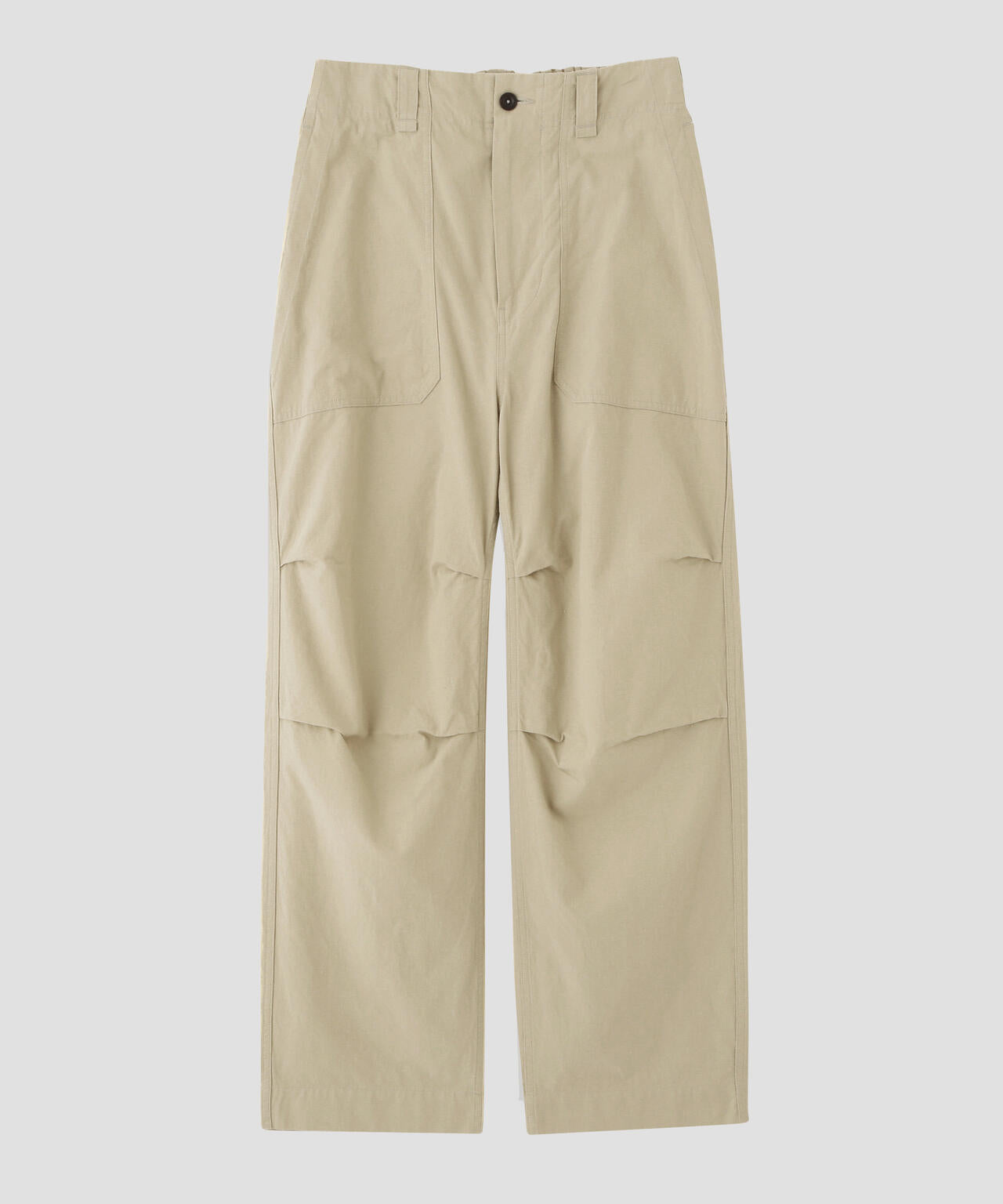 COTTON LINEN TINY RIPSTOP TROUSERS