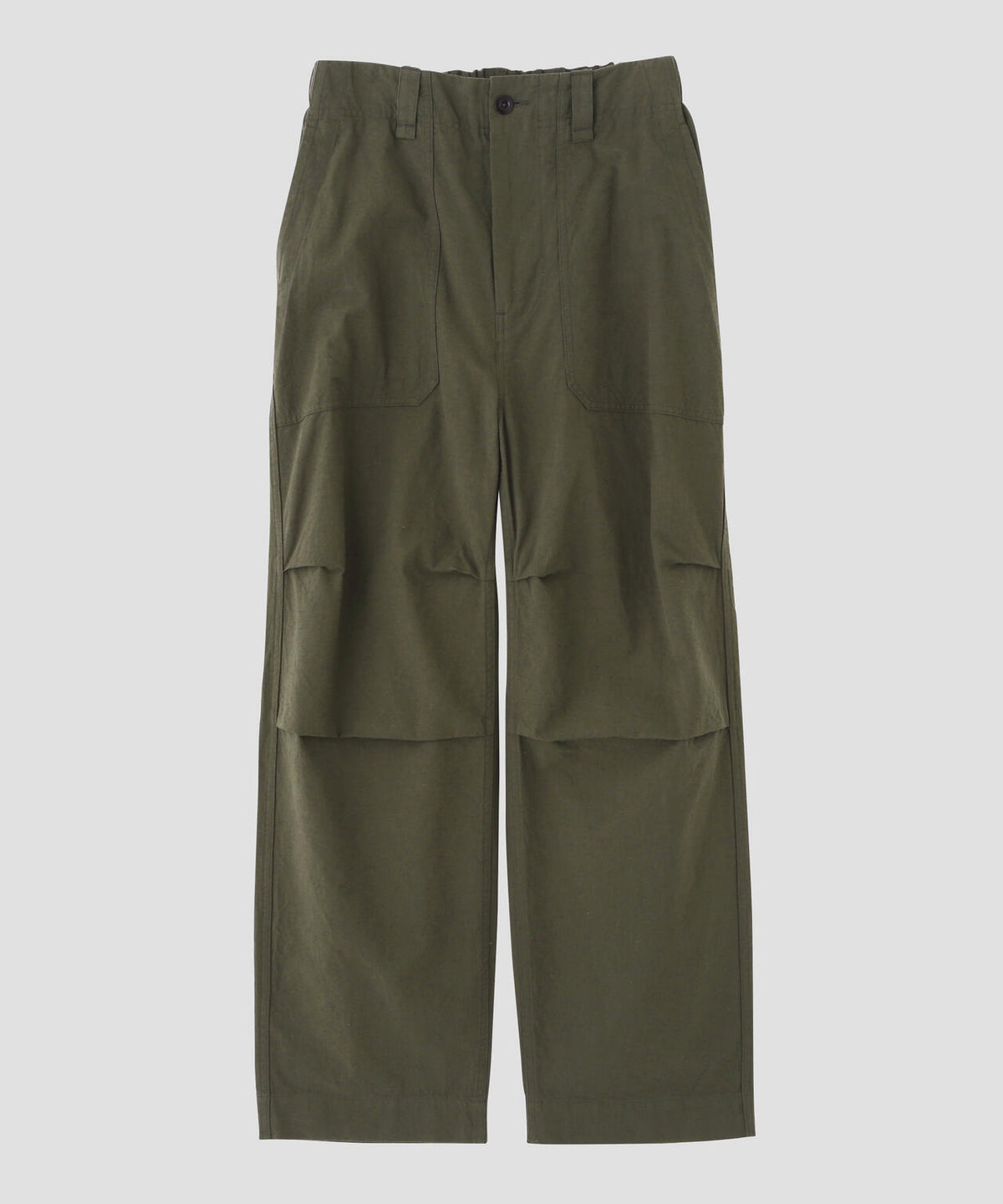 COTTON LINEN TINY RIPSTOP TROUSERS