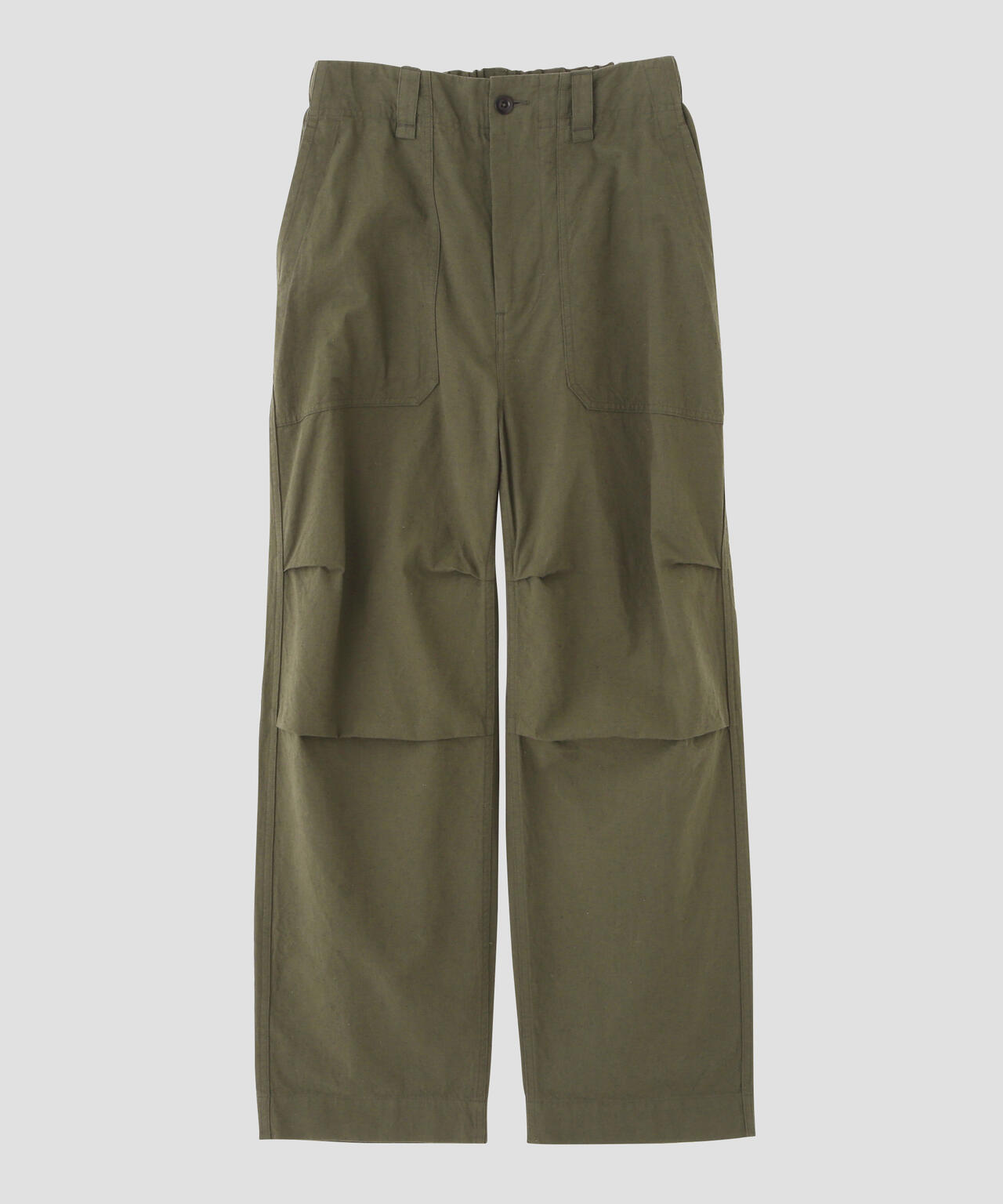 COTTON LINEN TINY RIPSTOP TROUSERS