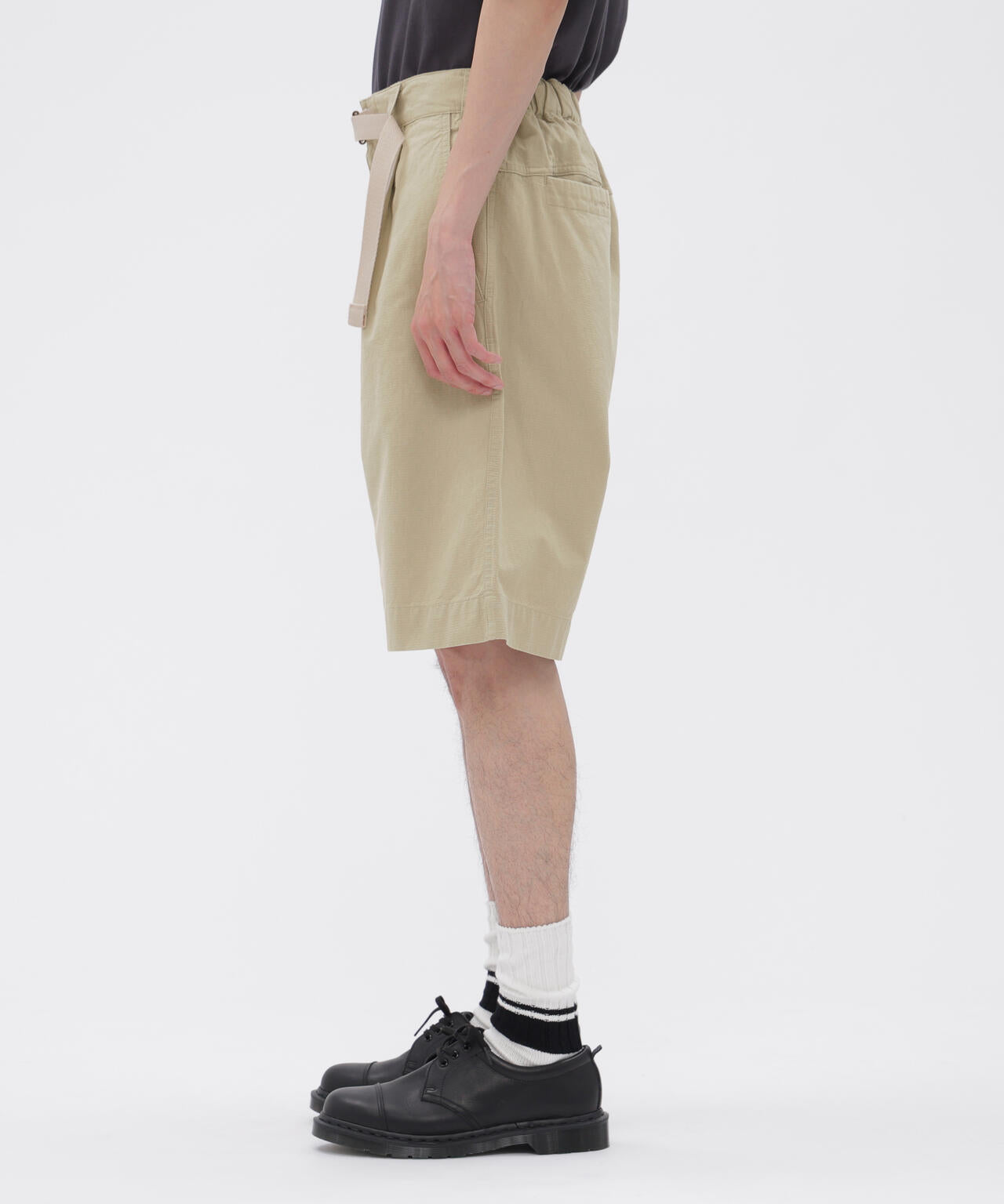 COTTON LINEN TINY RIPSTOP TROUSERS