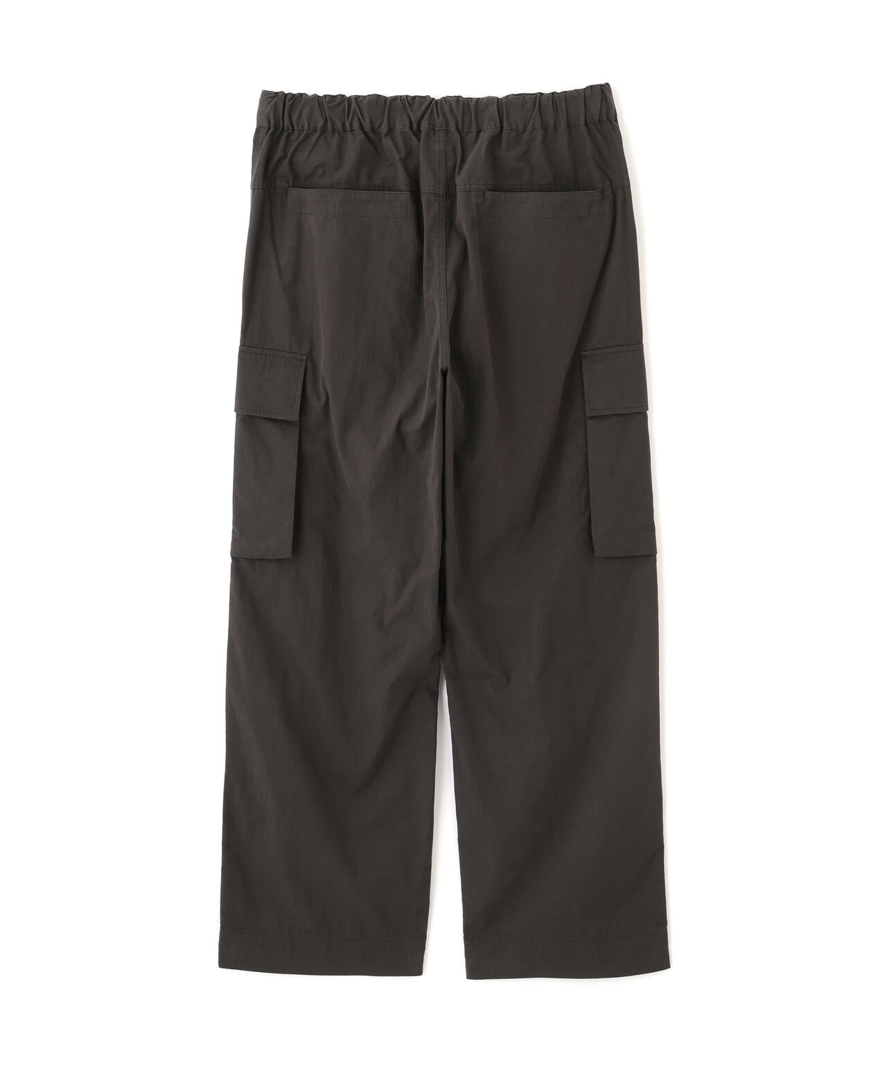 WASHED COTTON NYLON TROUSERS