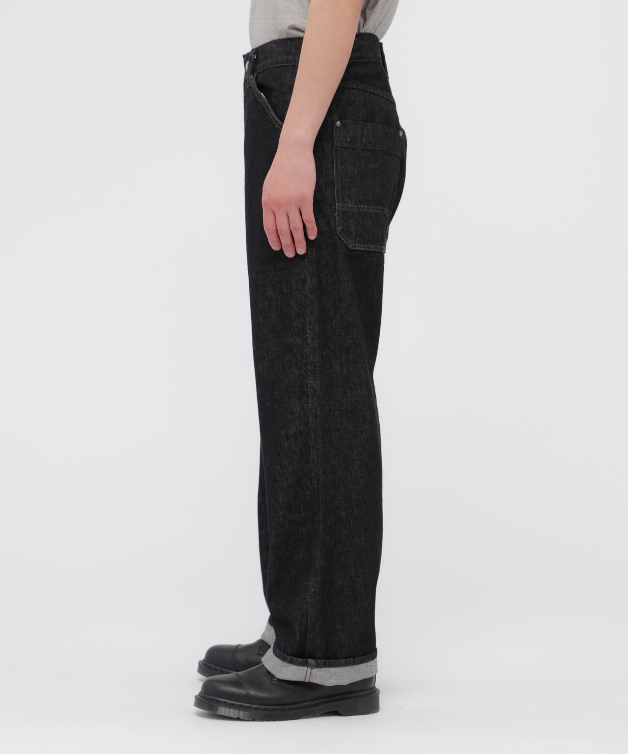 CANTON BLACK DENIM TROUSERS