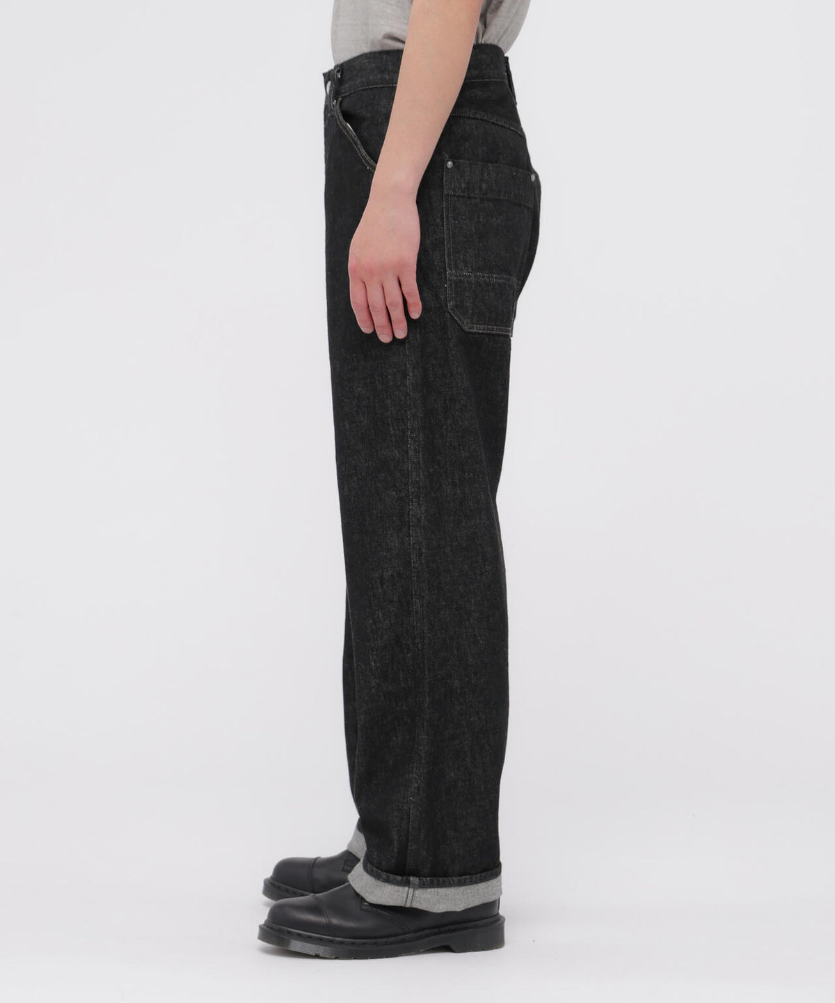 CANTON BLACK DENIM TROUSERS