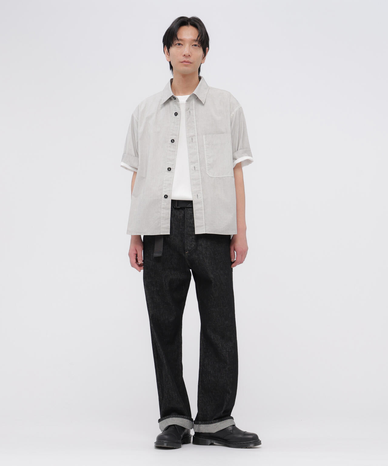 CANTON BLACK DENIM TROUSERS