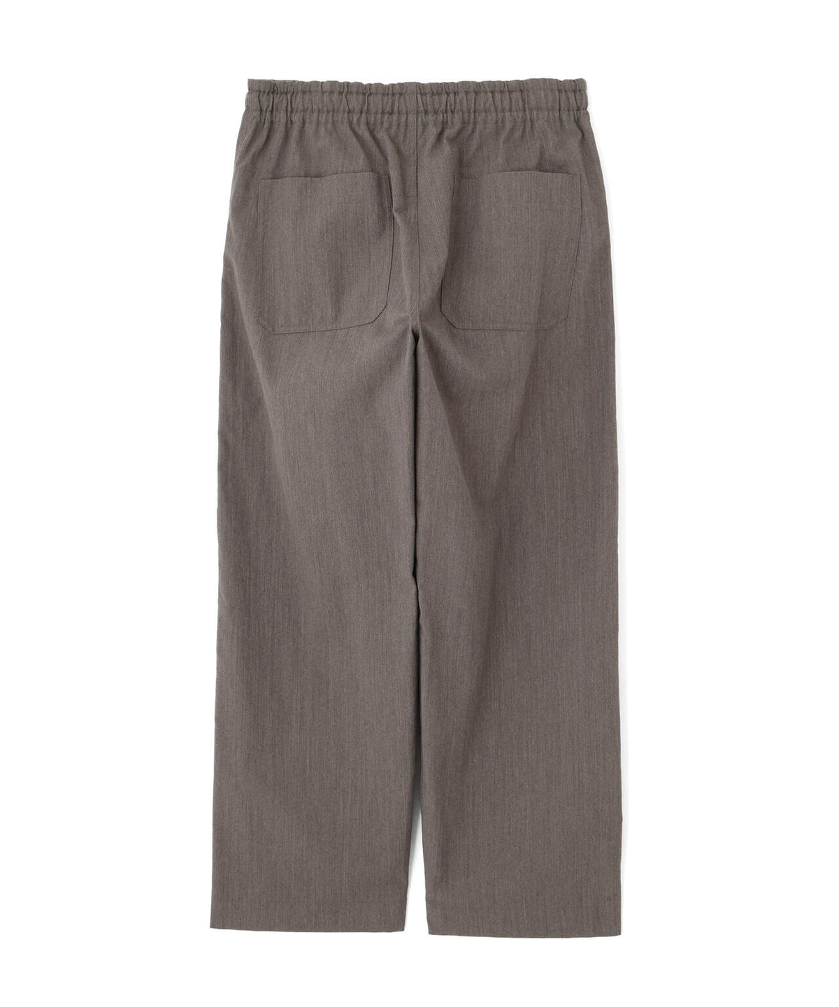 WOOL COTTON TWILL TROUSERS