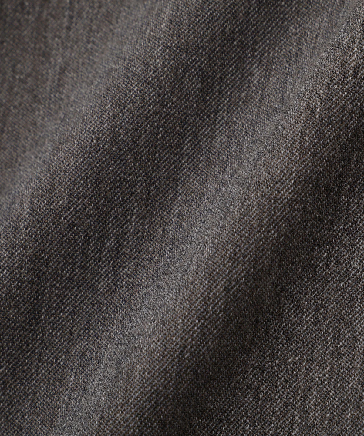 WOOL COTTON TWILL TROUSERS