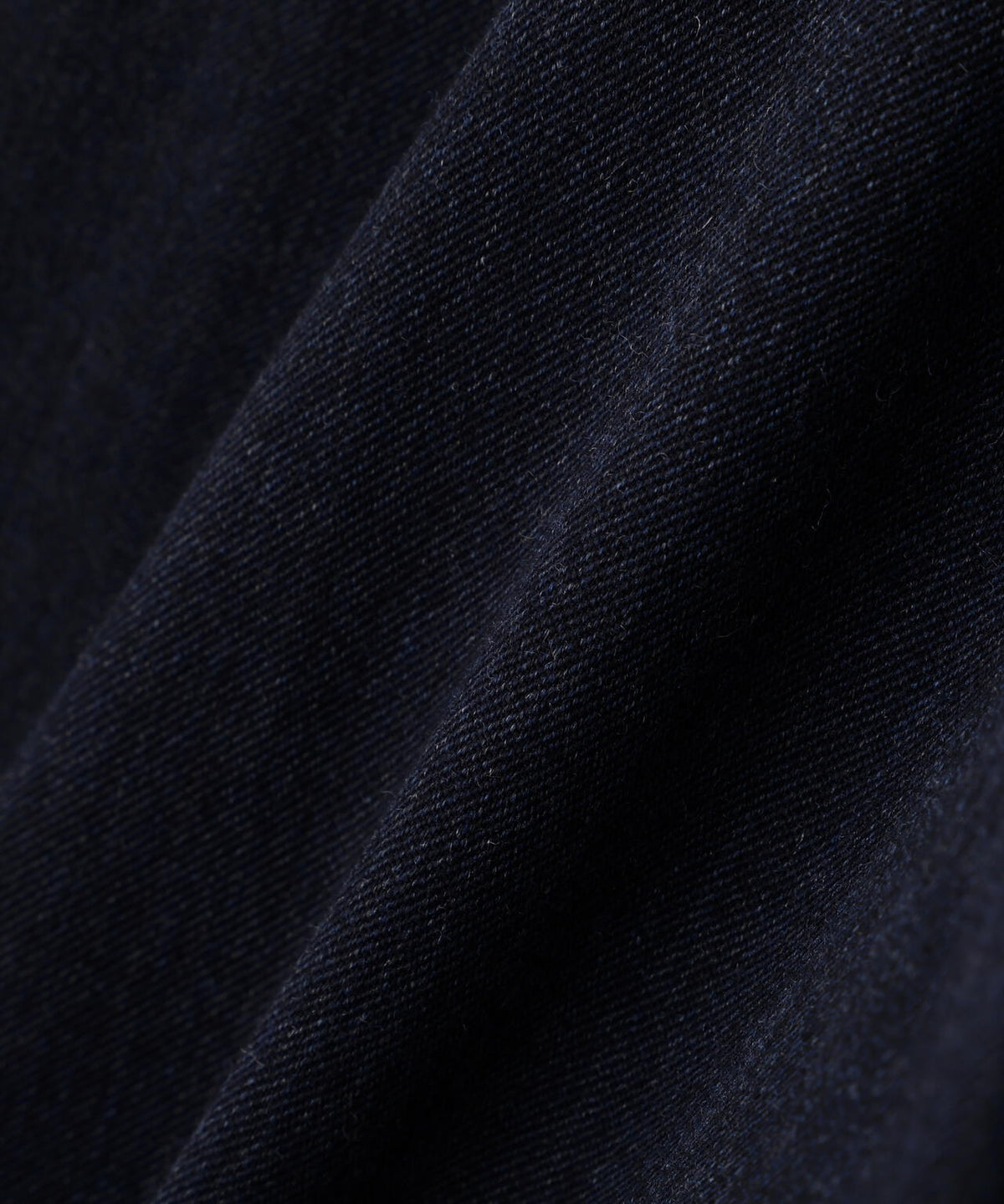 WOOL COTTON TWILL TROUSERS