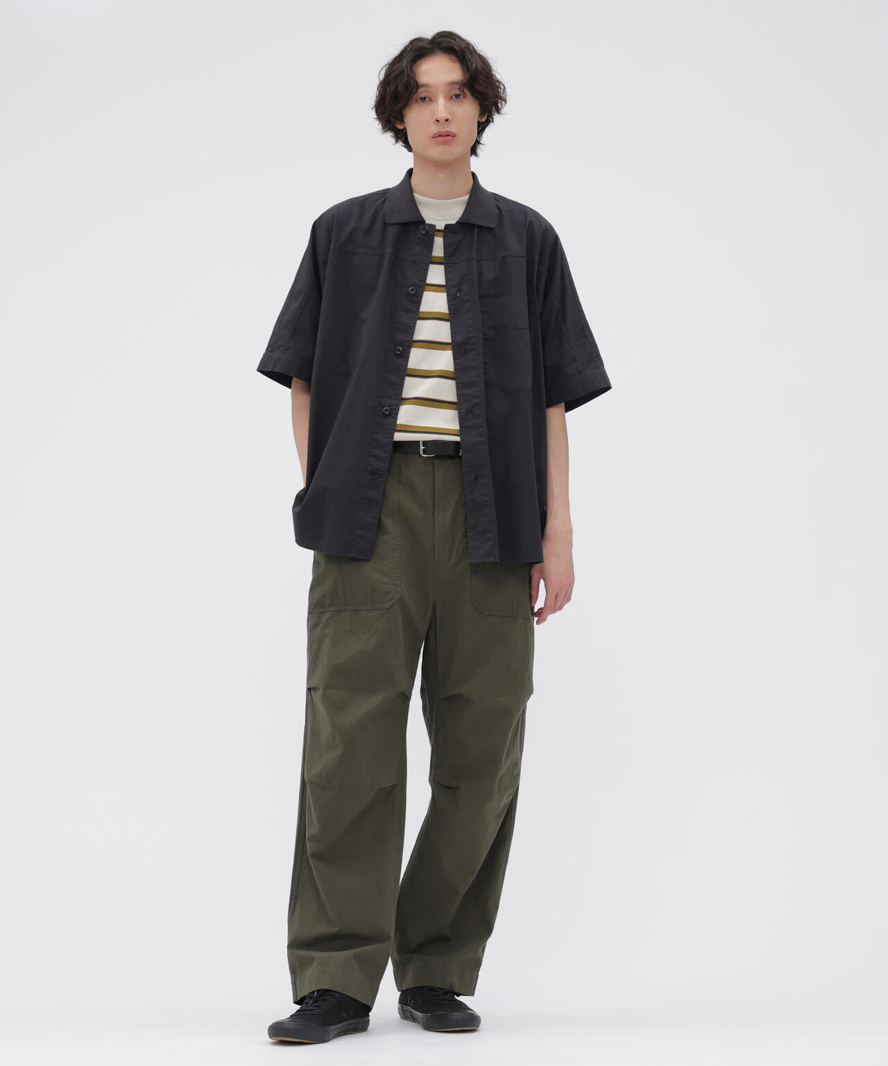 GARMENT DYED COTTON POPLIN SHIRT