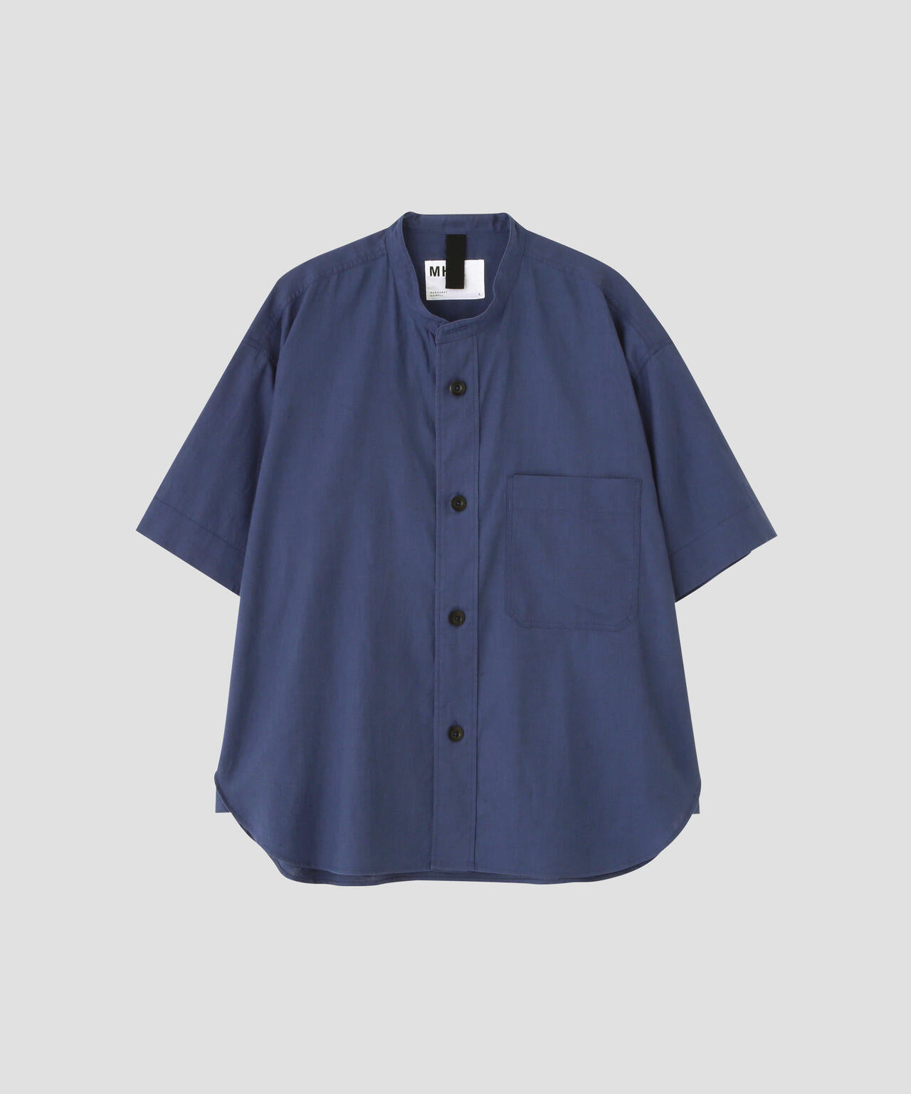 SURFACE DYED COTTON LINEN SHIRT