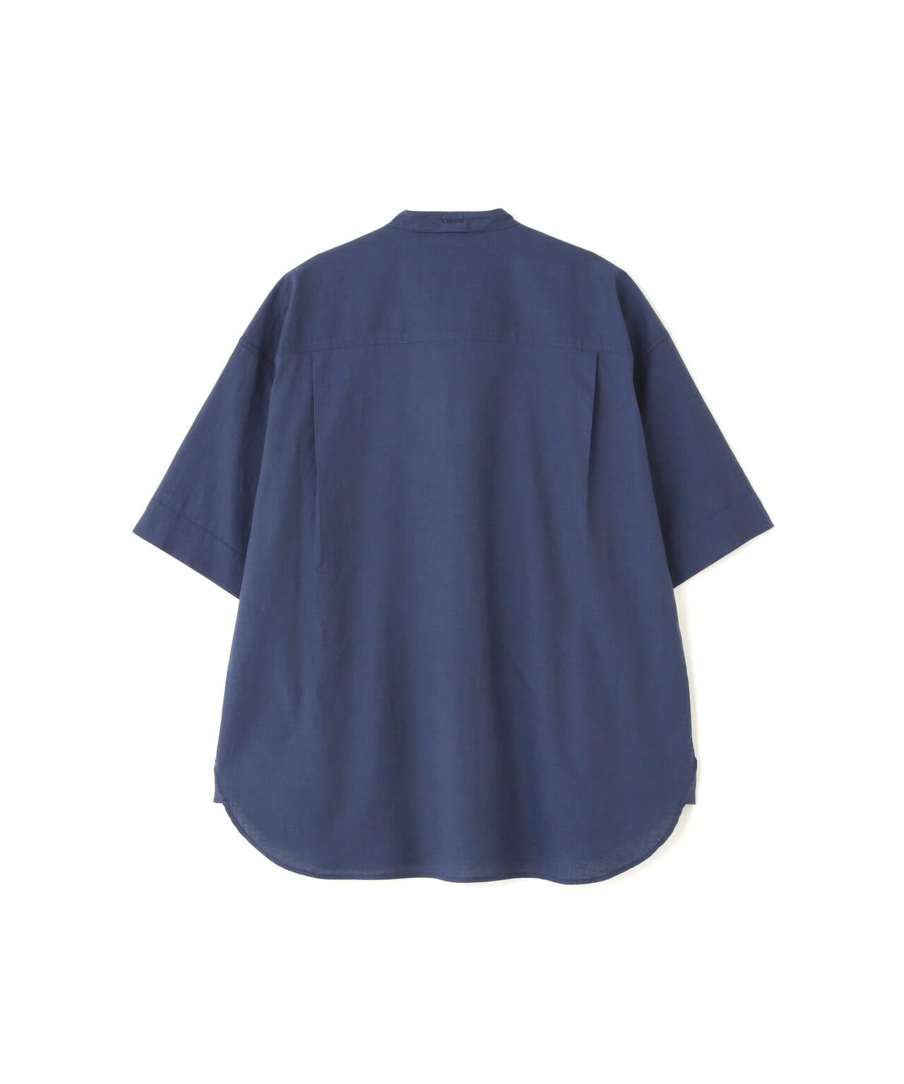 SURFACE DYED COTTON LINEN SHIRT