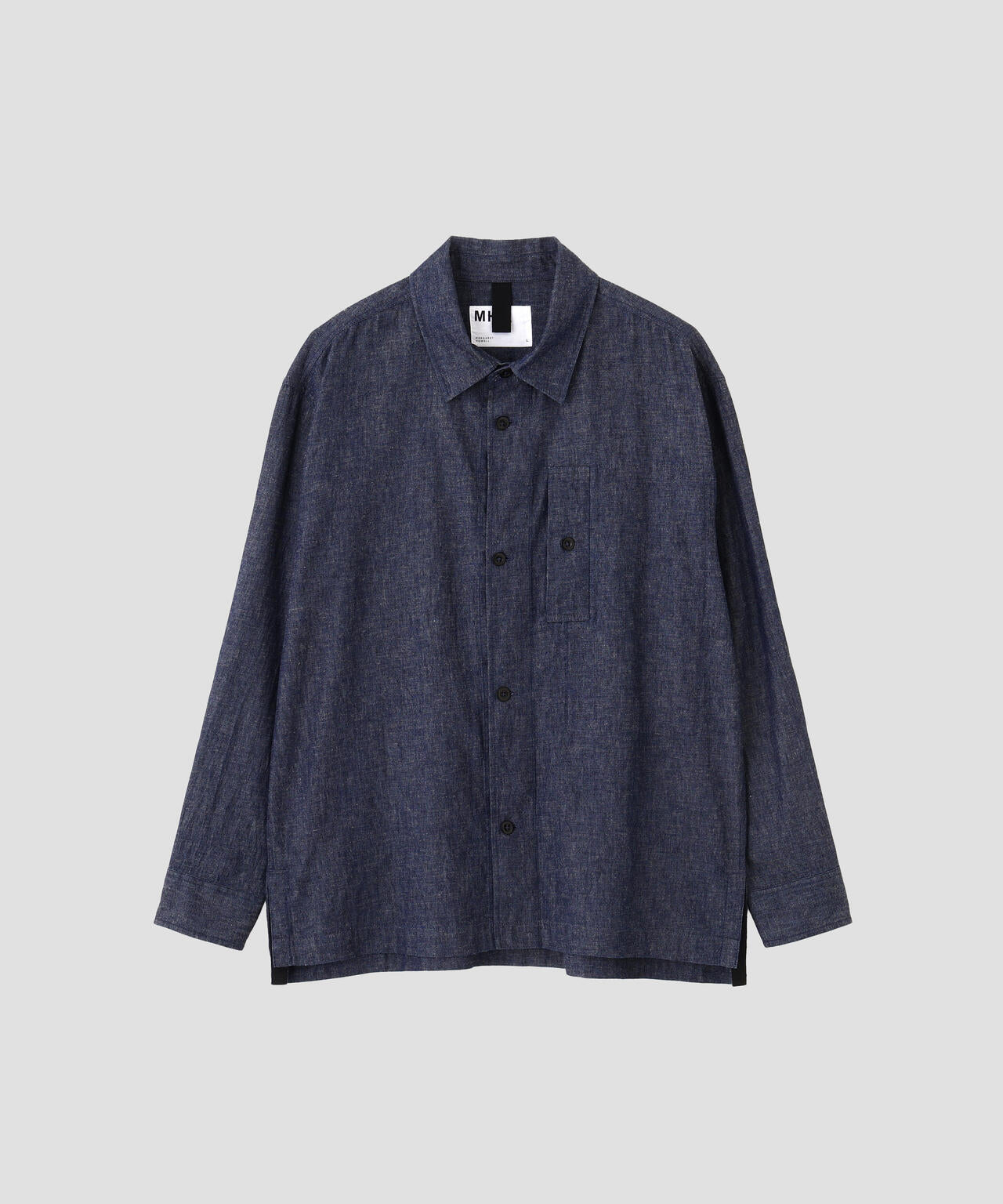 COTTON LINEN DENIM SHIRT