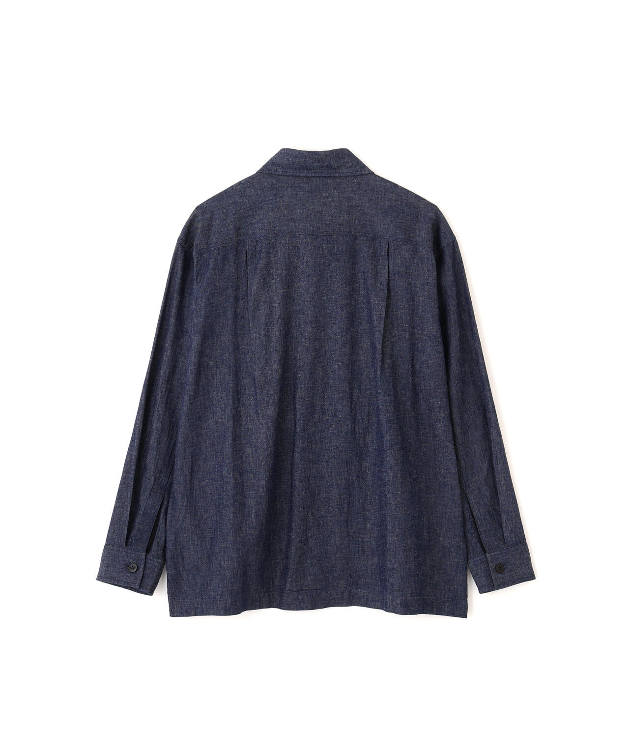COTTON LINEN DENIM SHIRT