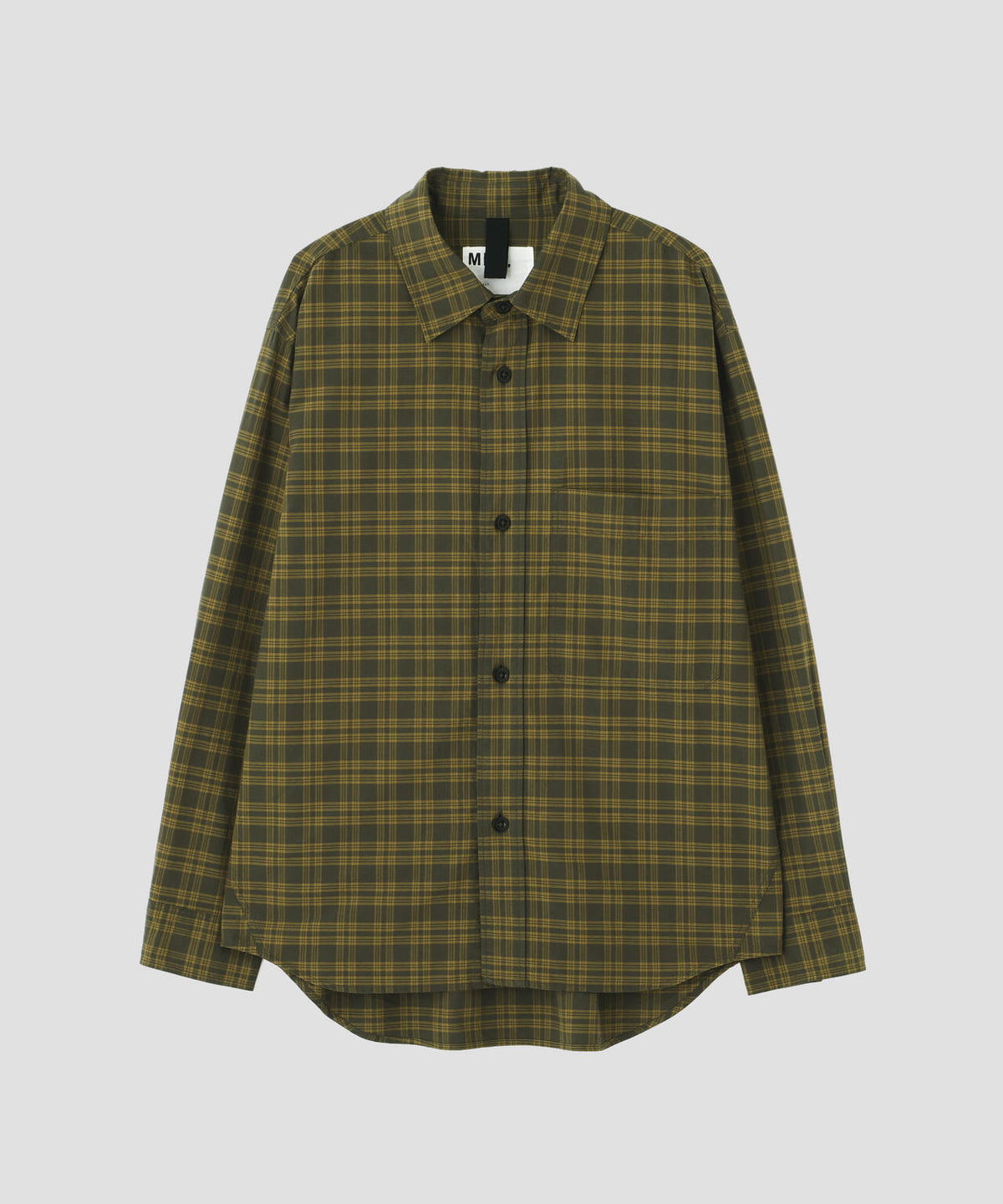 TONAL COTTON CHECK SHIRT