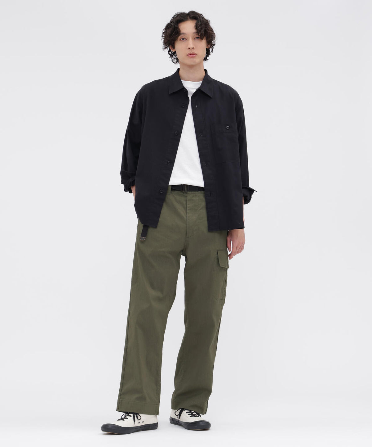 FINE COTTON WOOL TWILL SHIRT