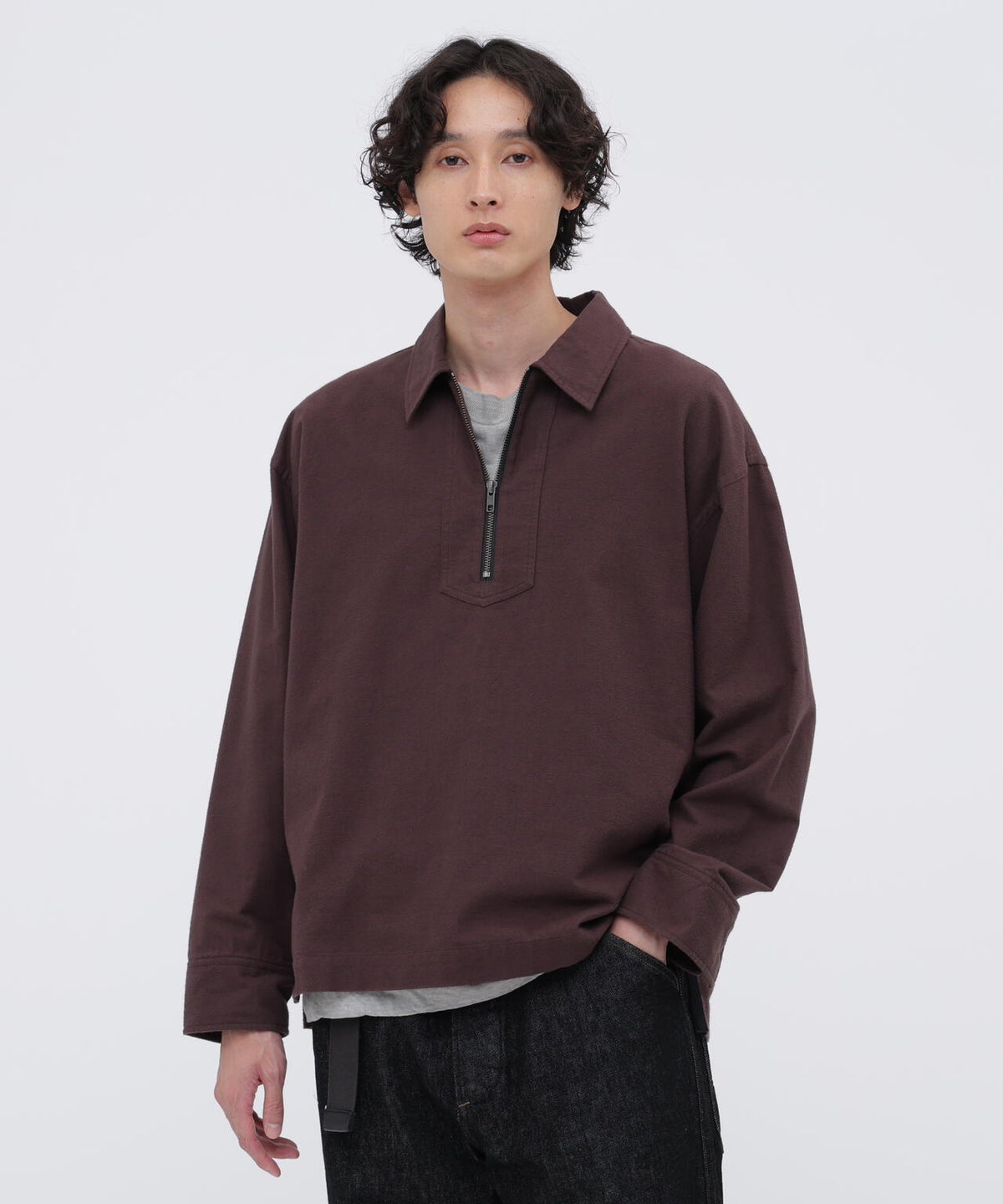 COMPACT BRUSHED COTTON SHIRT