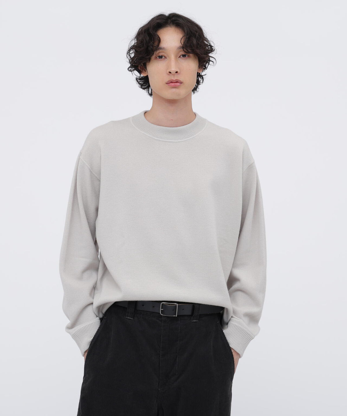 FELTED ROUGH WOOL KNITWEAR