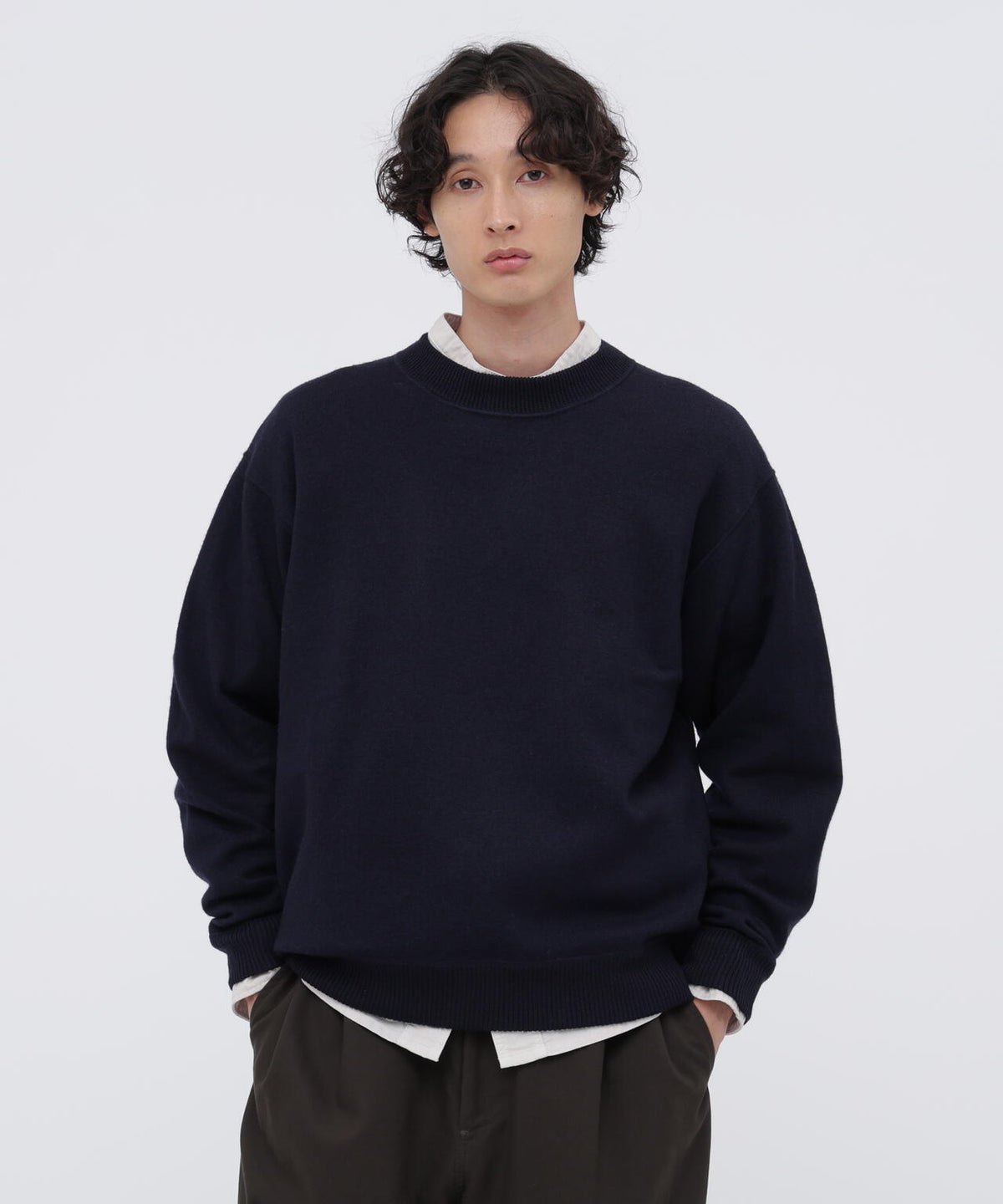 FELTED ROUGH WOOL KNITWEAR