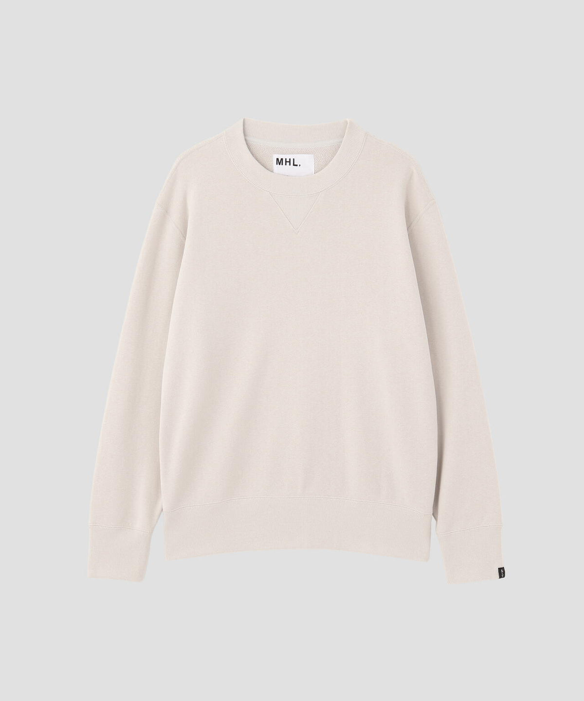 LIGHT LOOPBACK COTTON CREW NECK