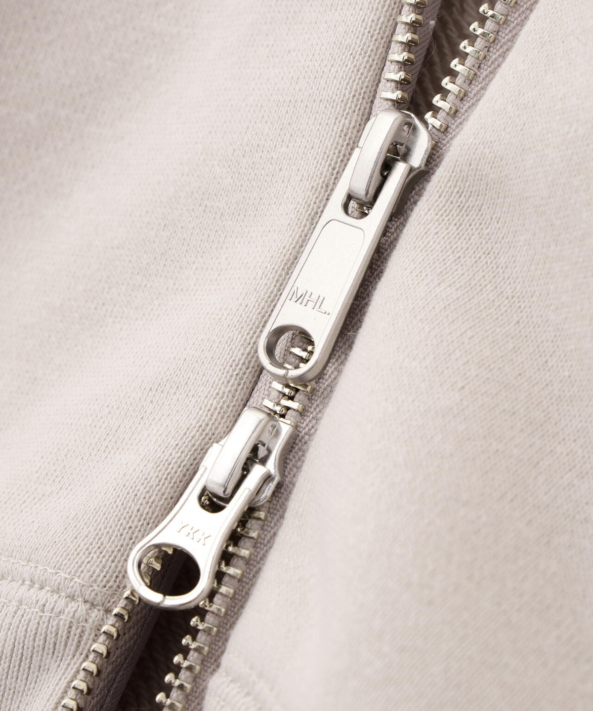 LIGHT LOOPBACK COTTON ZIP HOODY