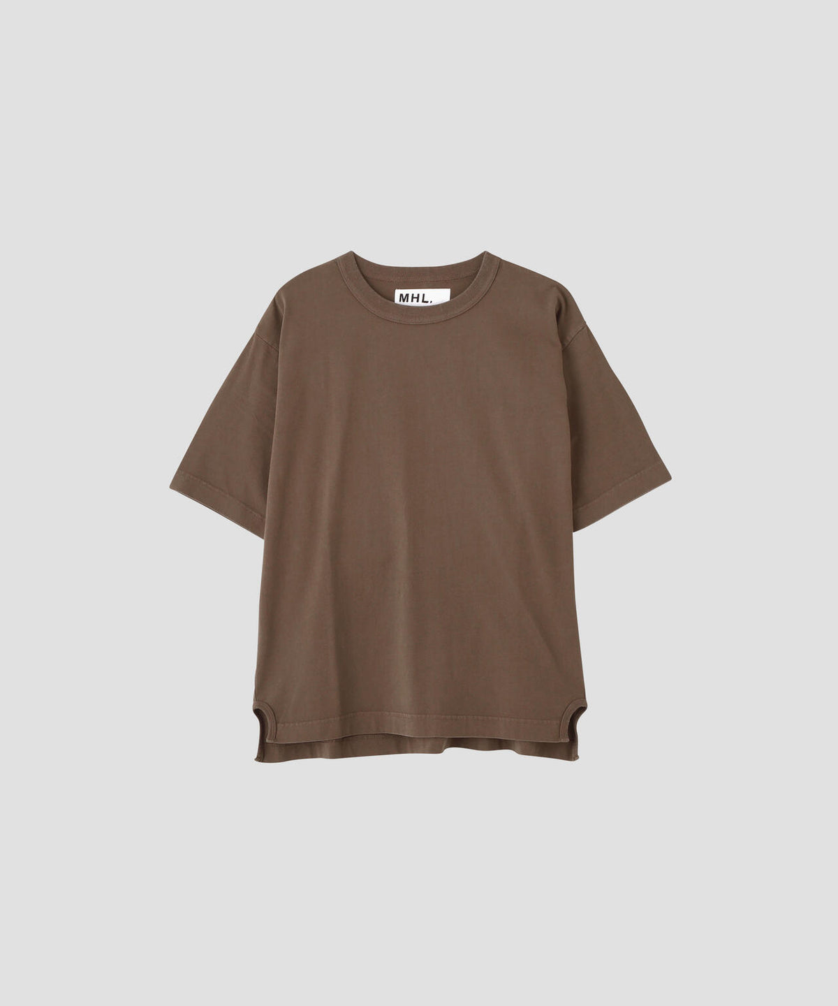 FADED ROUGH COTTON JERSEY TOP