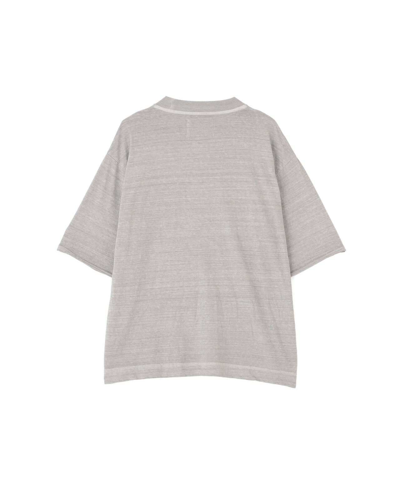 CARBON DYED COTTON LINEN TOP