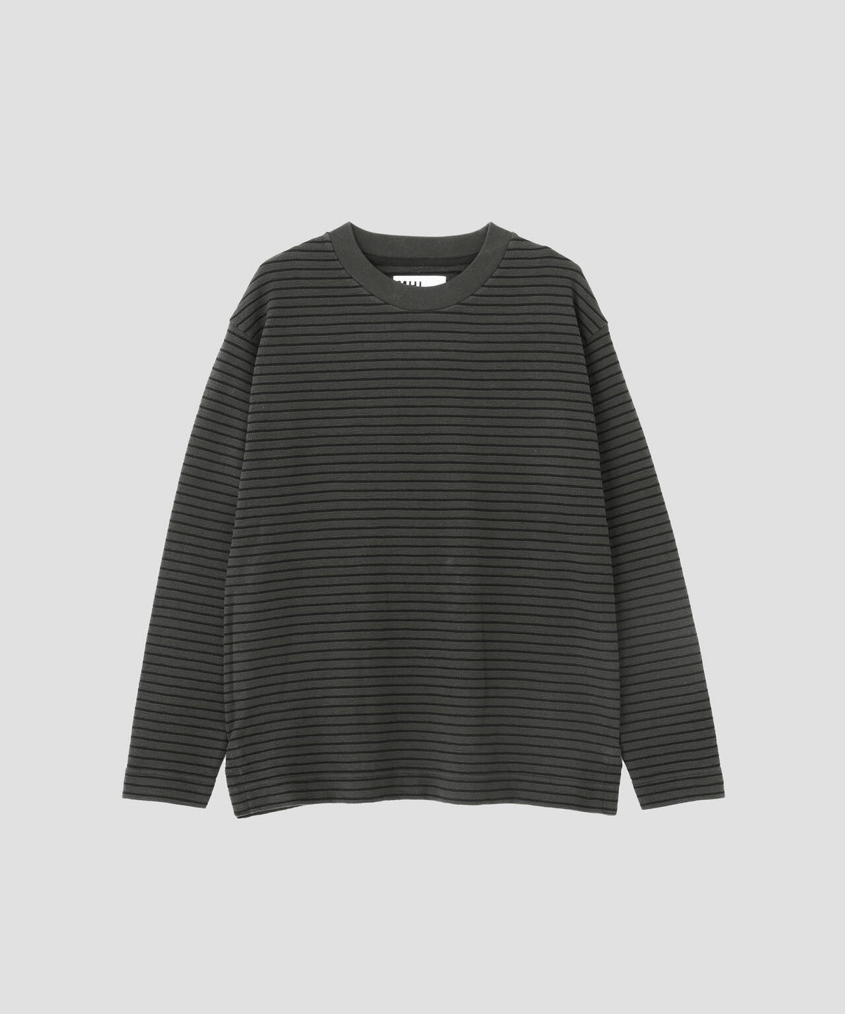 TEXTURED COTTON STRIPE TOP