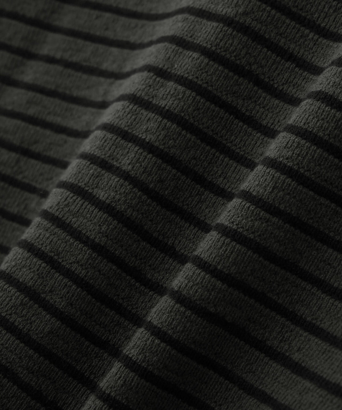 TEXTURED COTTON STRIPE TOP