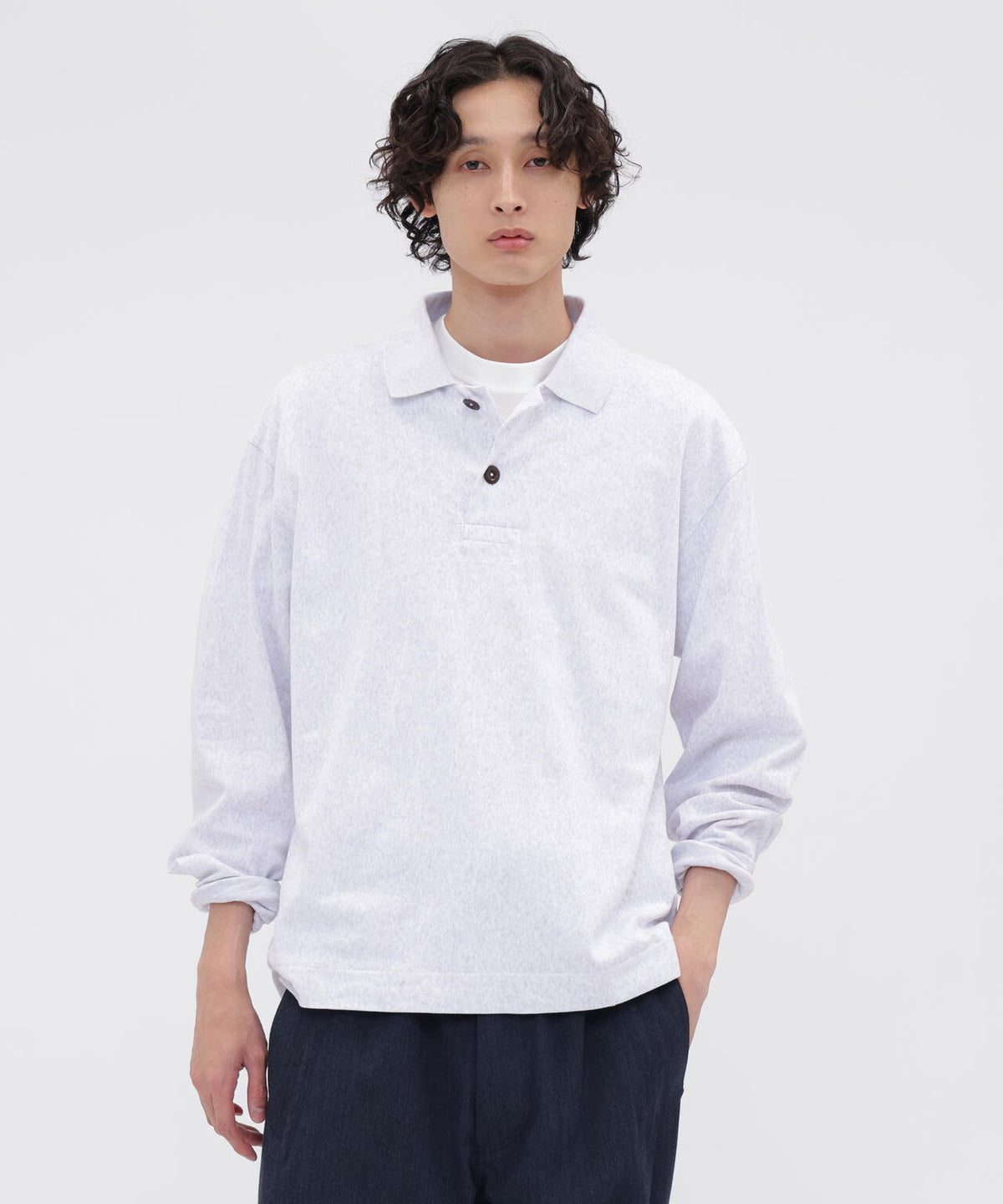 FINE GRAIN COTTON JERSEY TOP