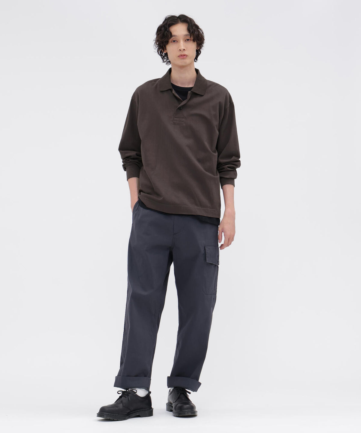 FINE GRAIN COTTON JERSEY TOP