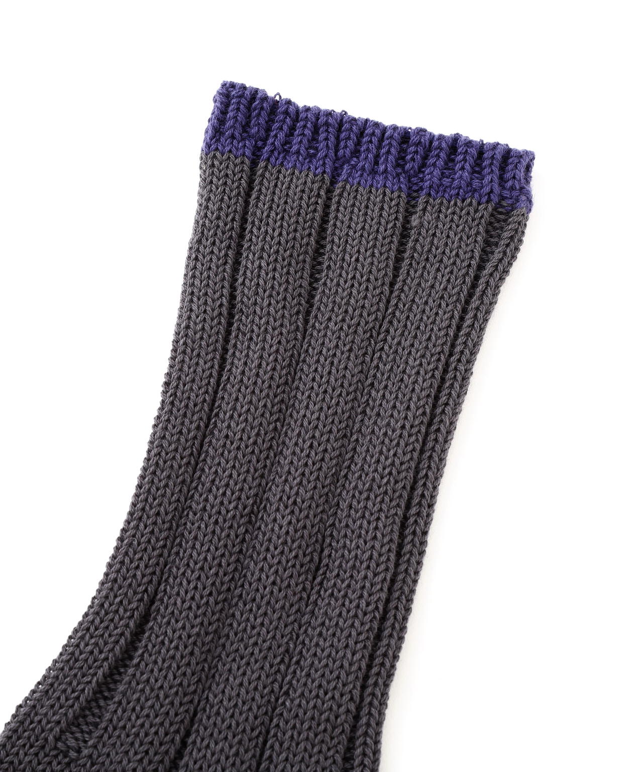 MEN TIPPED COTTON RIB SOCKS